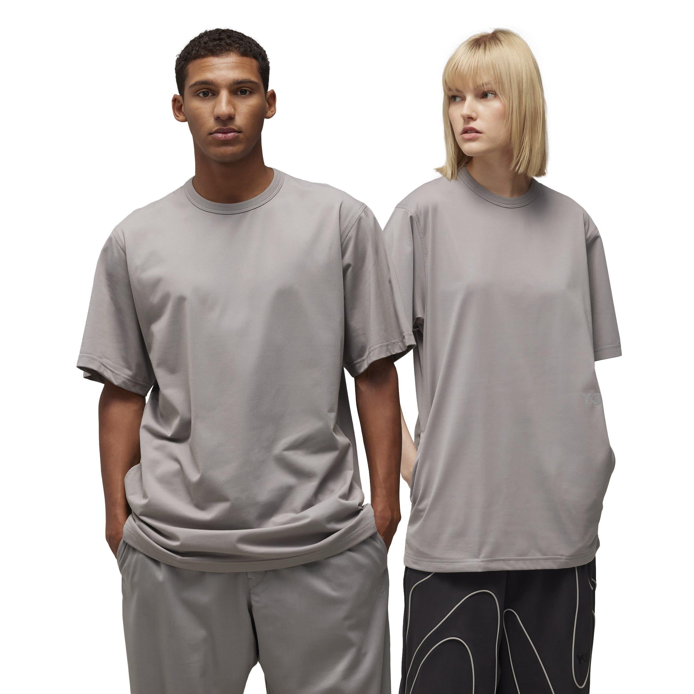 Grey - Y3 - Logo T-Shirt - 5