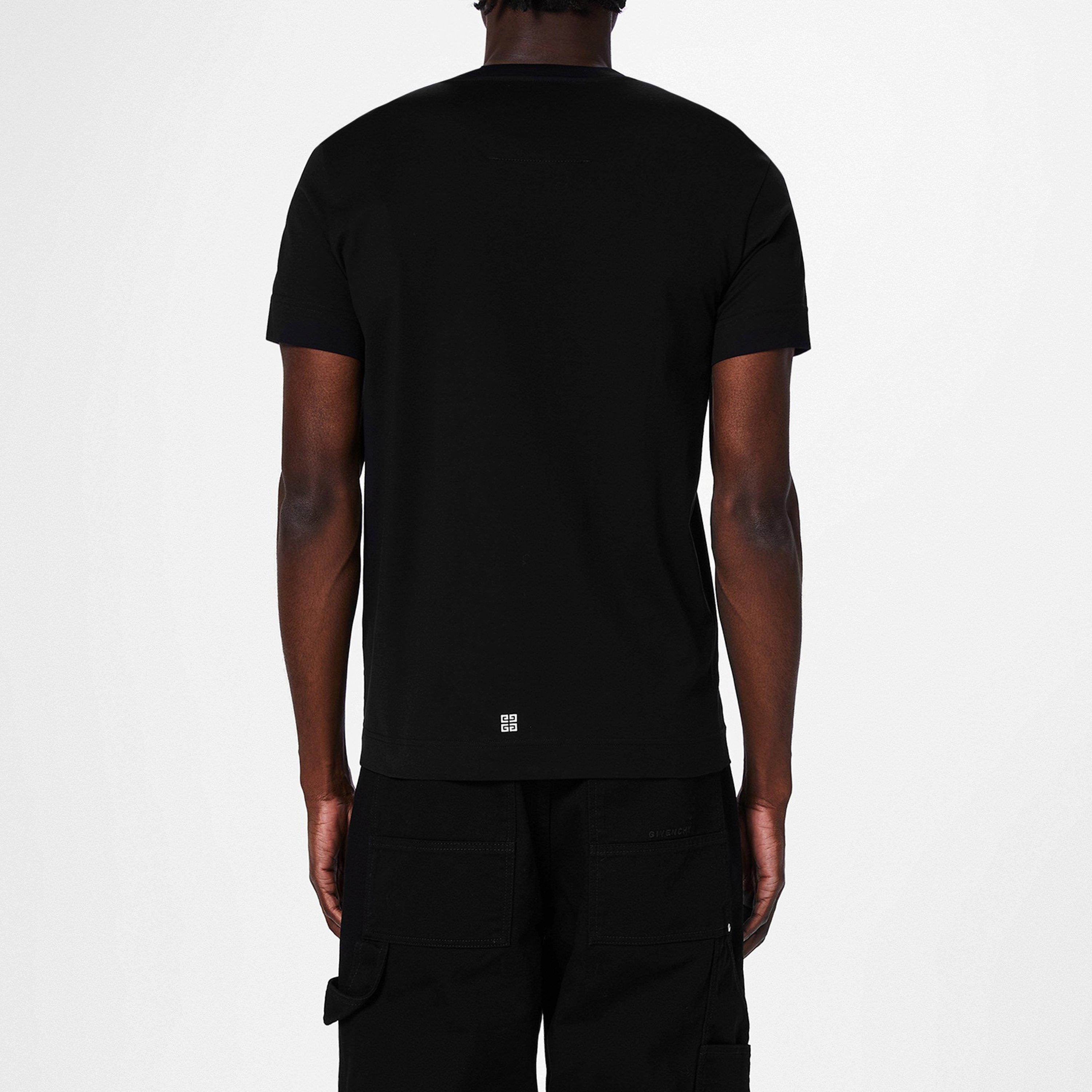 Black/White - GIVENCHY - 4g Emblem T-Shirt - 3
