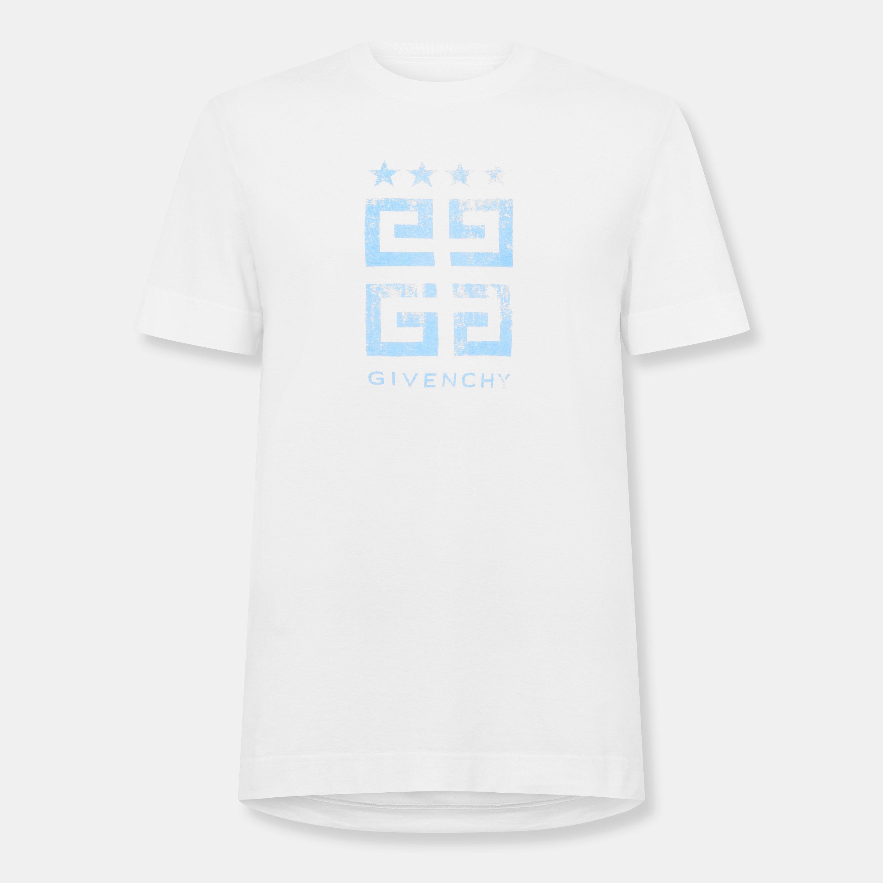GIVENCHY 4g Emblem T-Shirt - White - Small