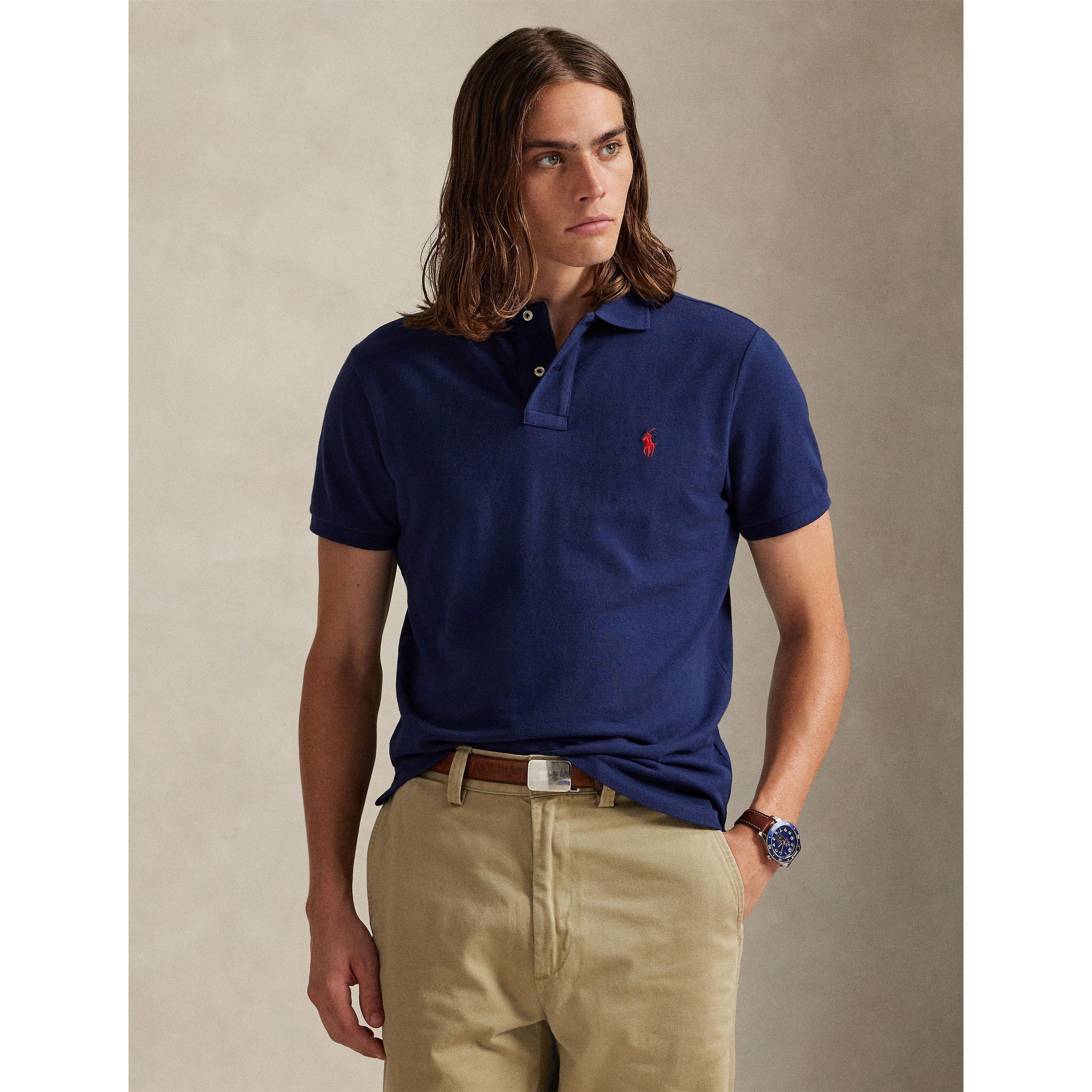 Newport Navy - Polo Ralph Lauren - Mens Custom Short Sleeve Polo Shirt - 3