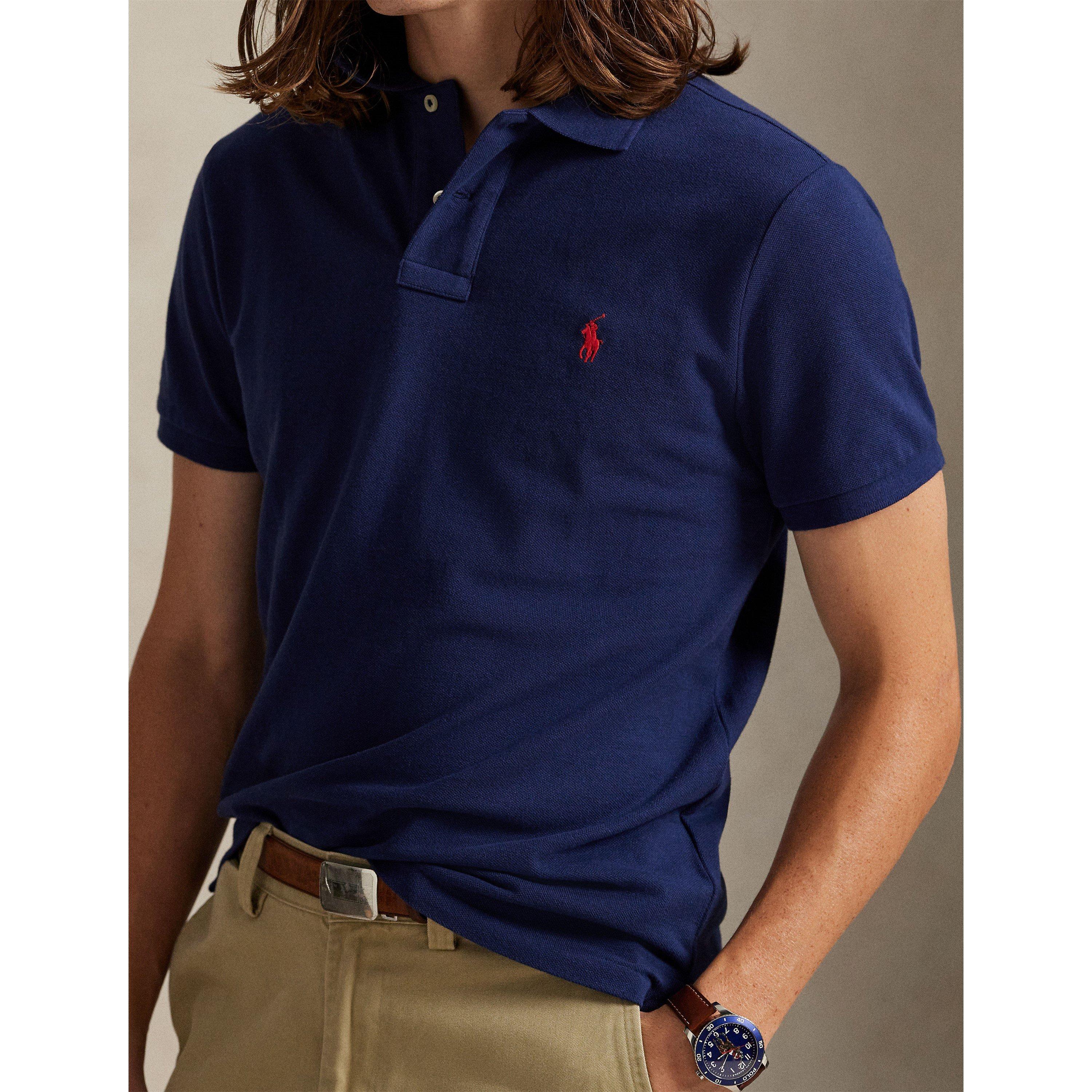 Newport Navy - Polo Ralph Lauren - Mens Custom Short Sleeve Polo Shirt - 5
