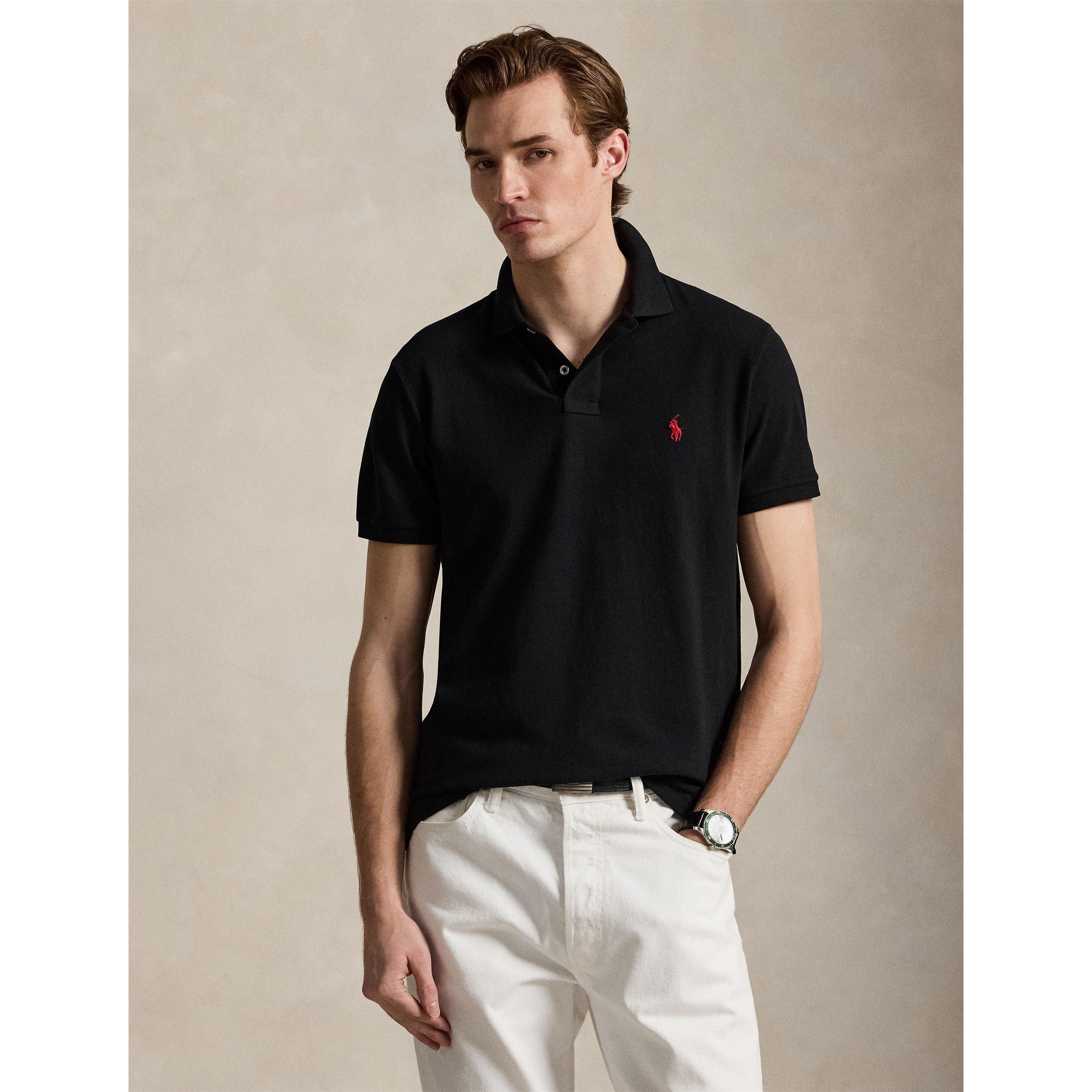 Polo Black - Polo Ralph Lauren - Mens Custom Short Sleeve Polo Shirt - 3