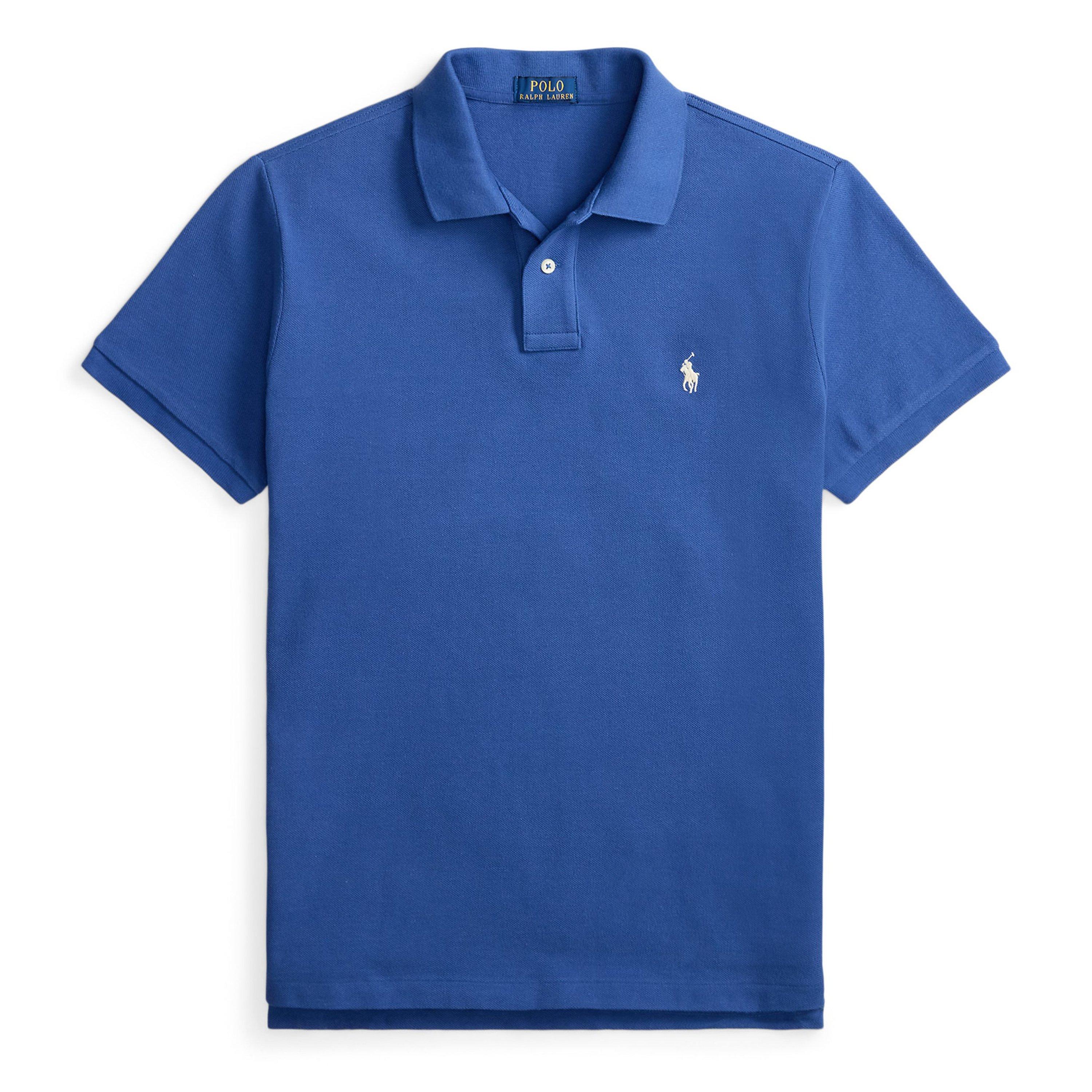 Polo Ralph Lauren Men's Custom Short Sleeve Polo Shirt - Dusty Azure - 2XL