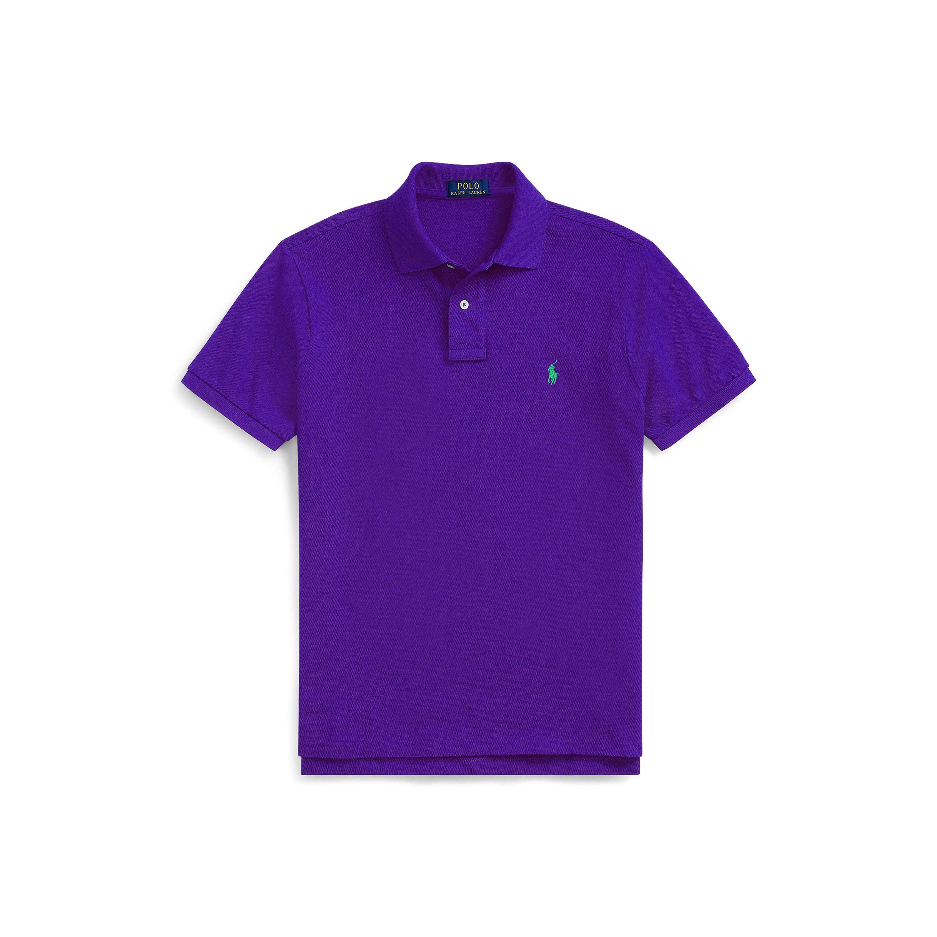 Polo Ralph Lauren Men's Chalet Purple Custom Short Sleeve Polo Shirt - M