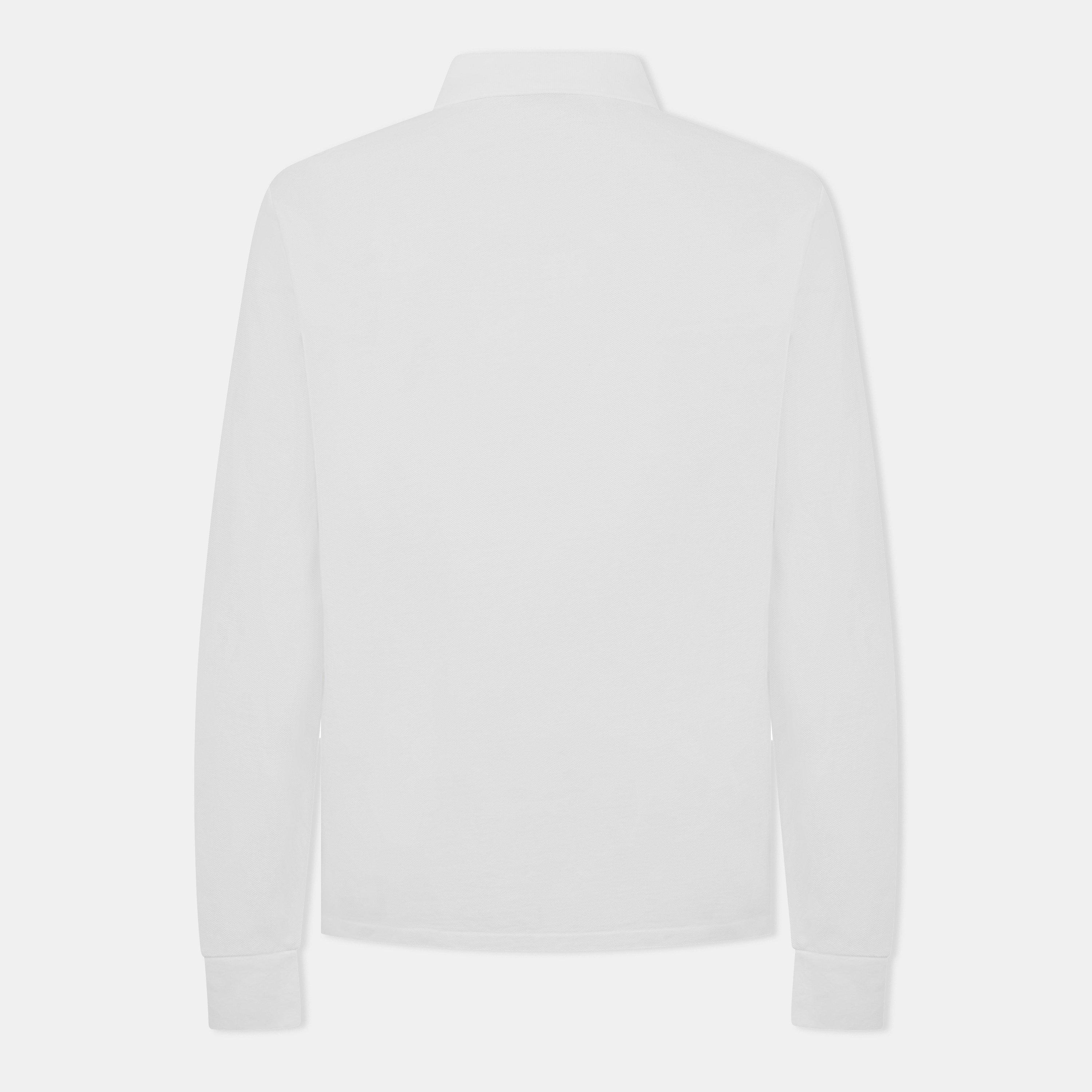 White - Polo Ralph Lauren - Men's Long Sleeve Polo Shirt - 2