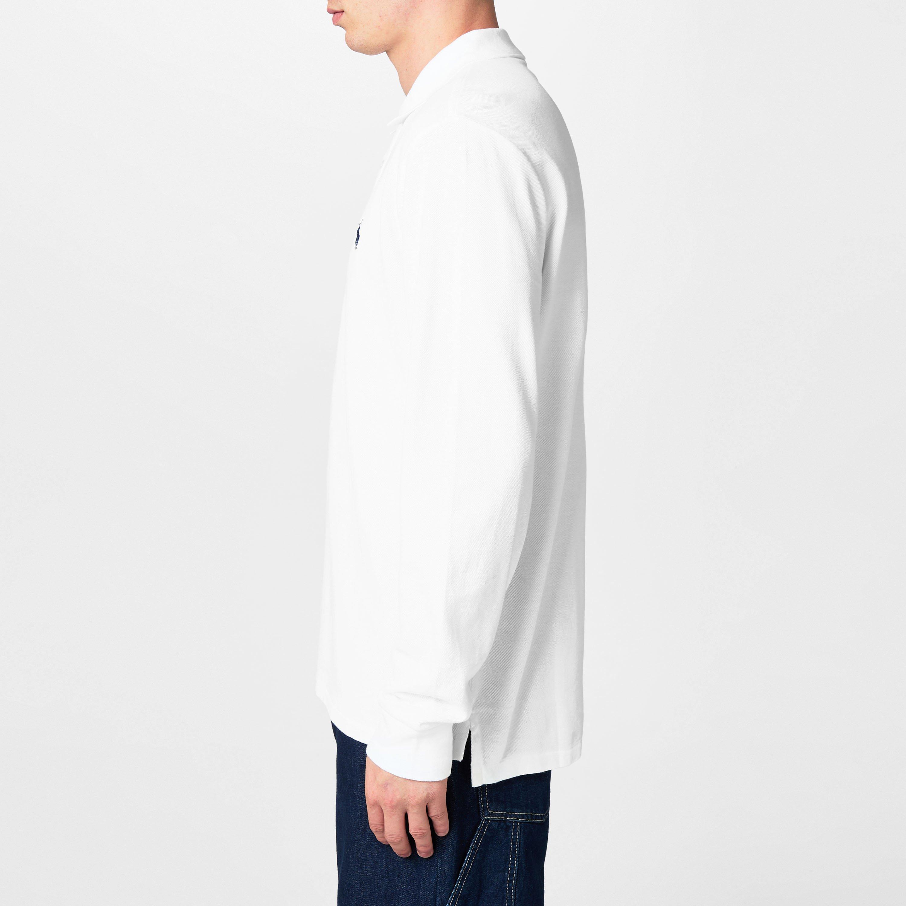 White - Polo Ralph Lauren - Men's Long Sleeve Polo Shirt - 5