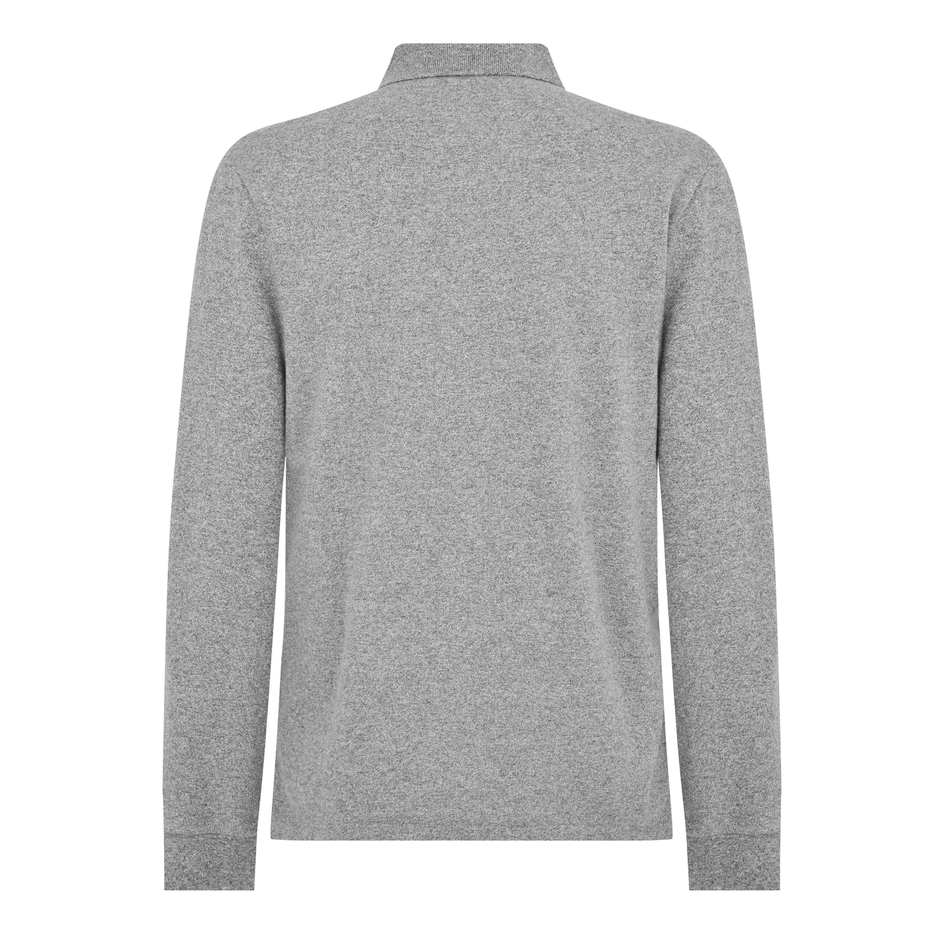 Grey - Polo Ralph Lauren - Men's Long Sleeve Polo Shirt - 2
