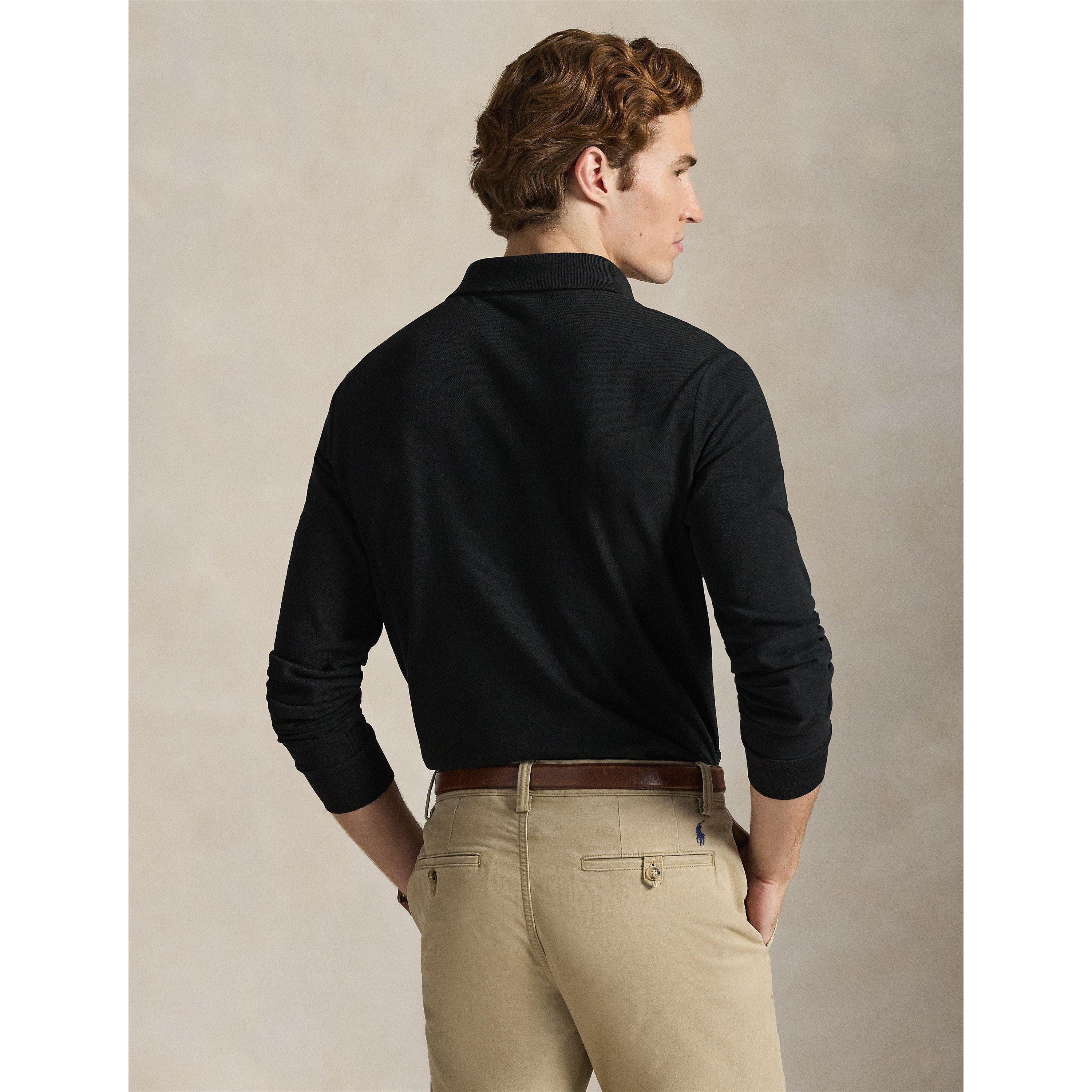Black - Polo Ralph Lauren - Men's Long Sleeve Polo Shirt - 3