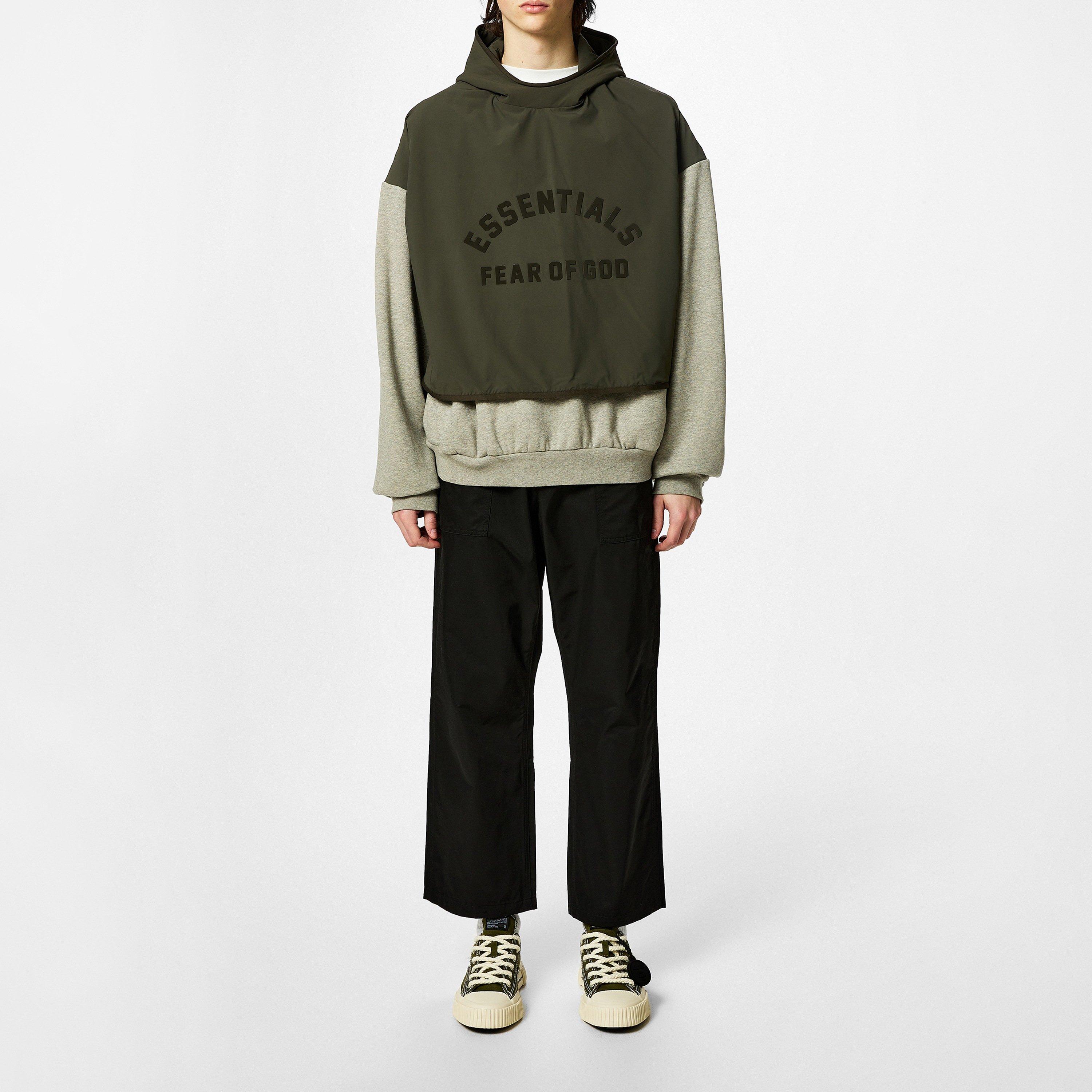 Oat/ Ink - Fear Of God Essentials - Logo Hoodie - 6