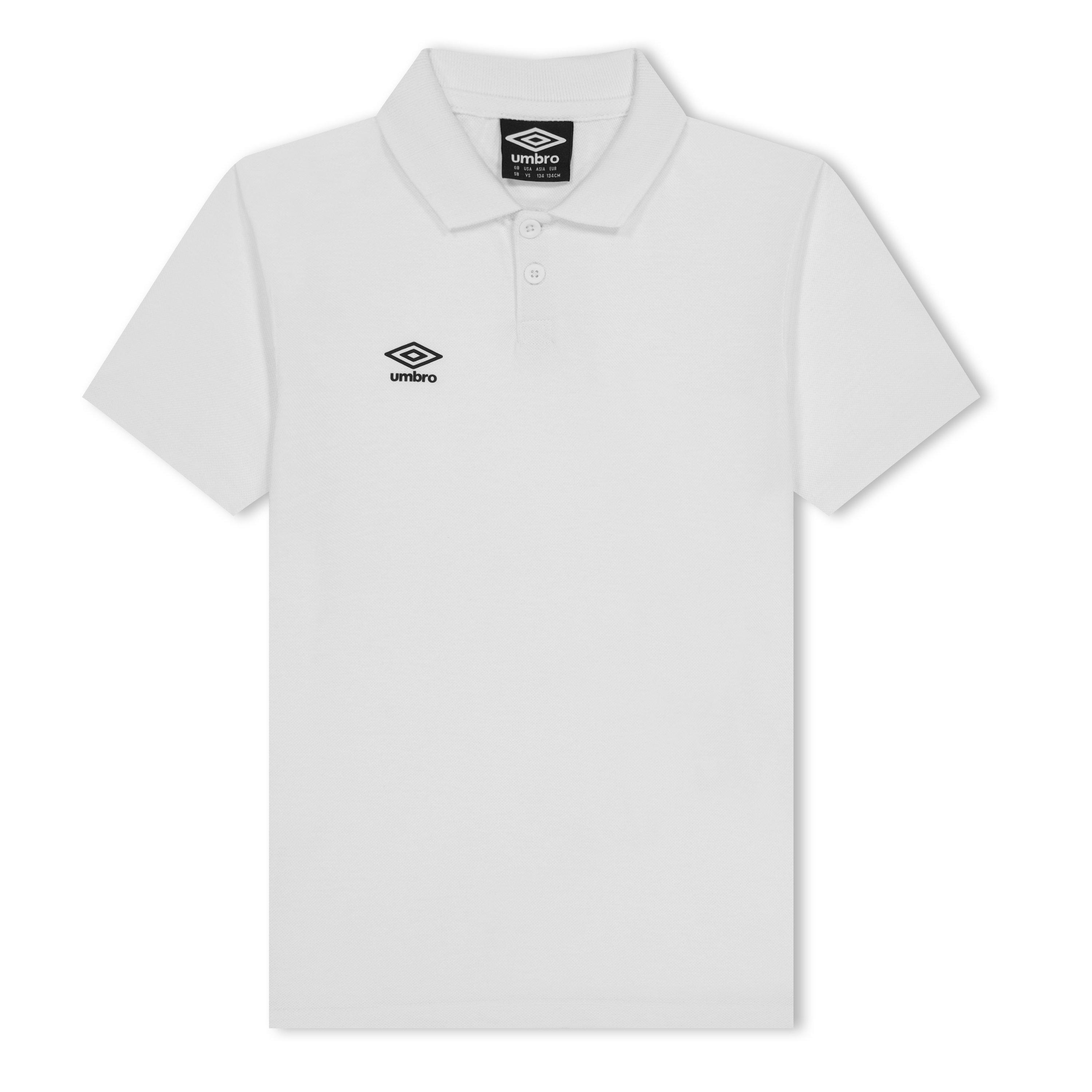 Blanco / Negro - Umbro - Essential Polo Juniors - 1