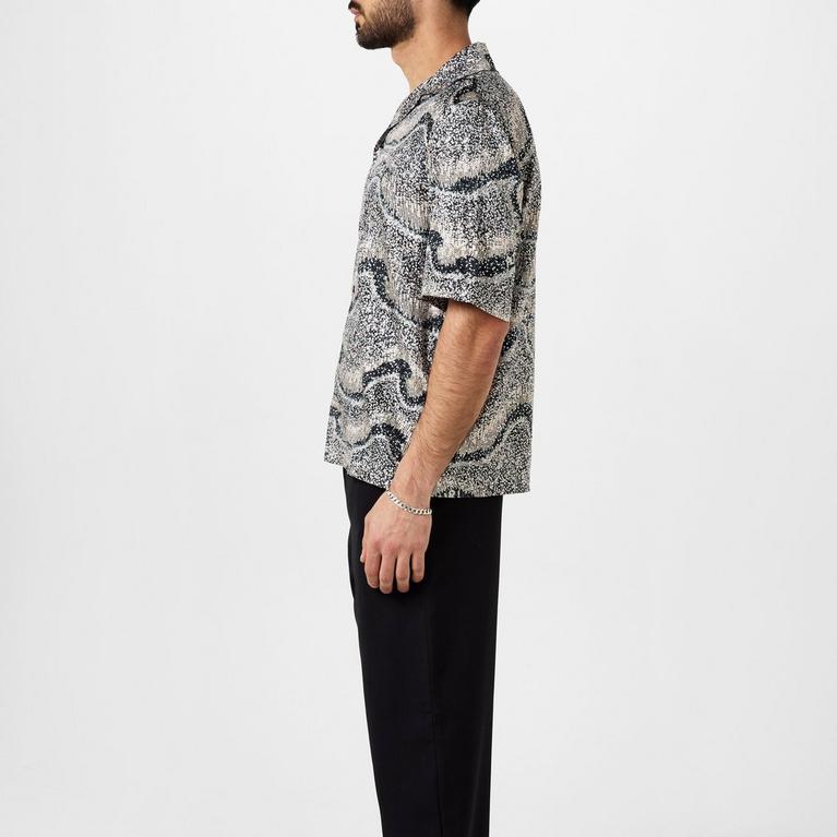 Amiri | Silk Short-Sleeve Embellished Shirt | Patterned Amiri | Silk Short-Sleeve Embellished Shirt | Patterned