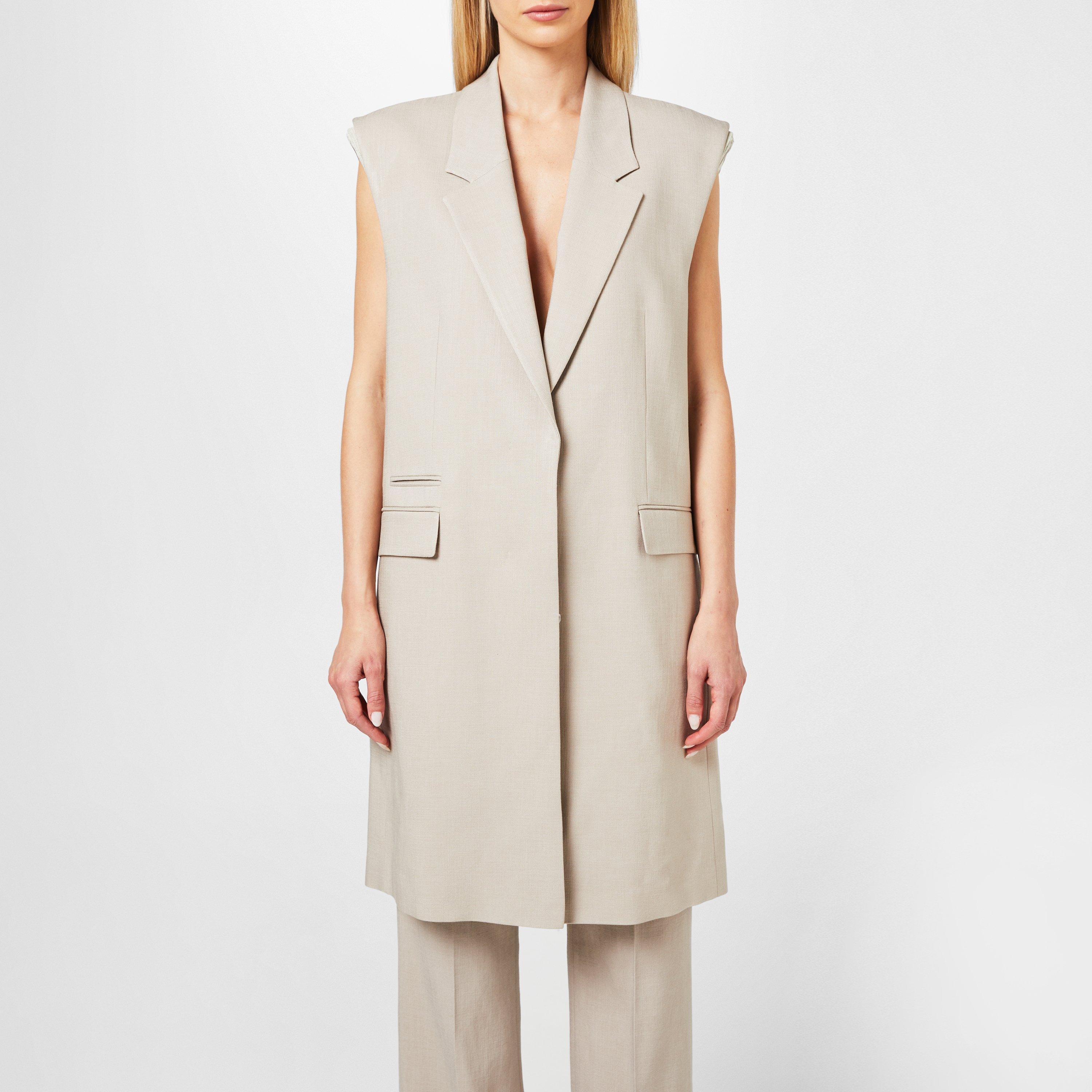 Boss Women's Jewela Tailored Blazer - Open Beige 298 - 8 (S)