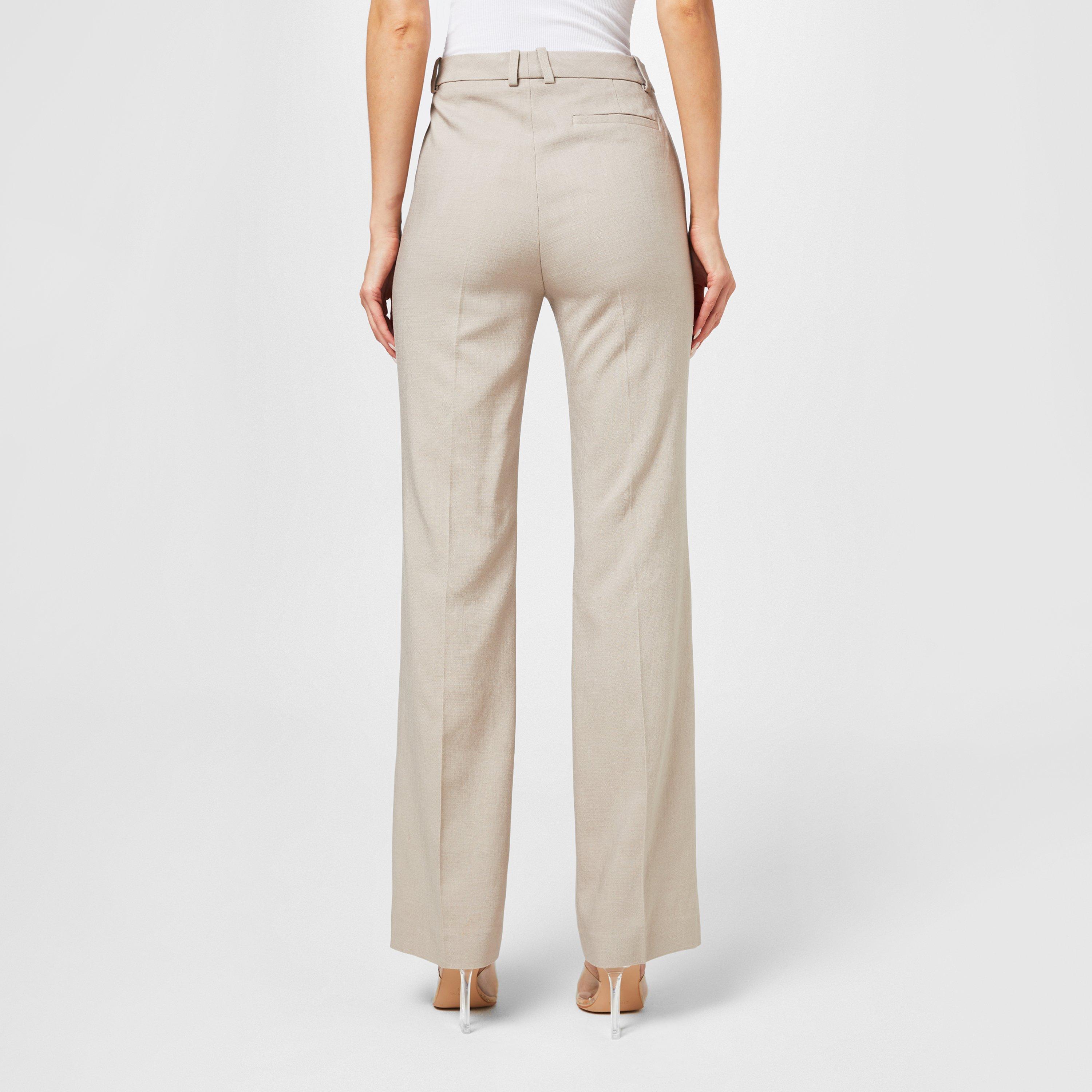 Open Beige 298 - Boss - Women's Terela Straight Trousers - 3