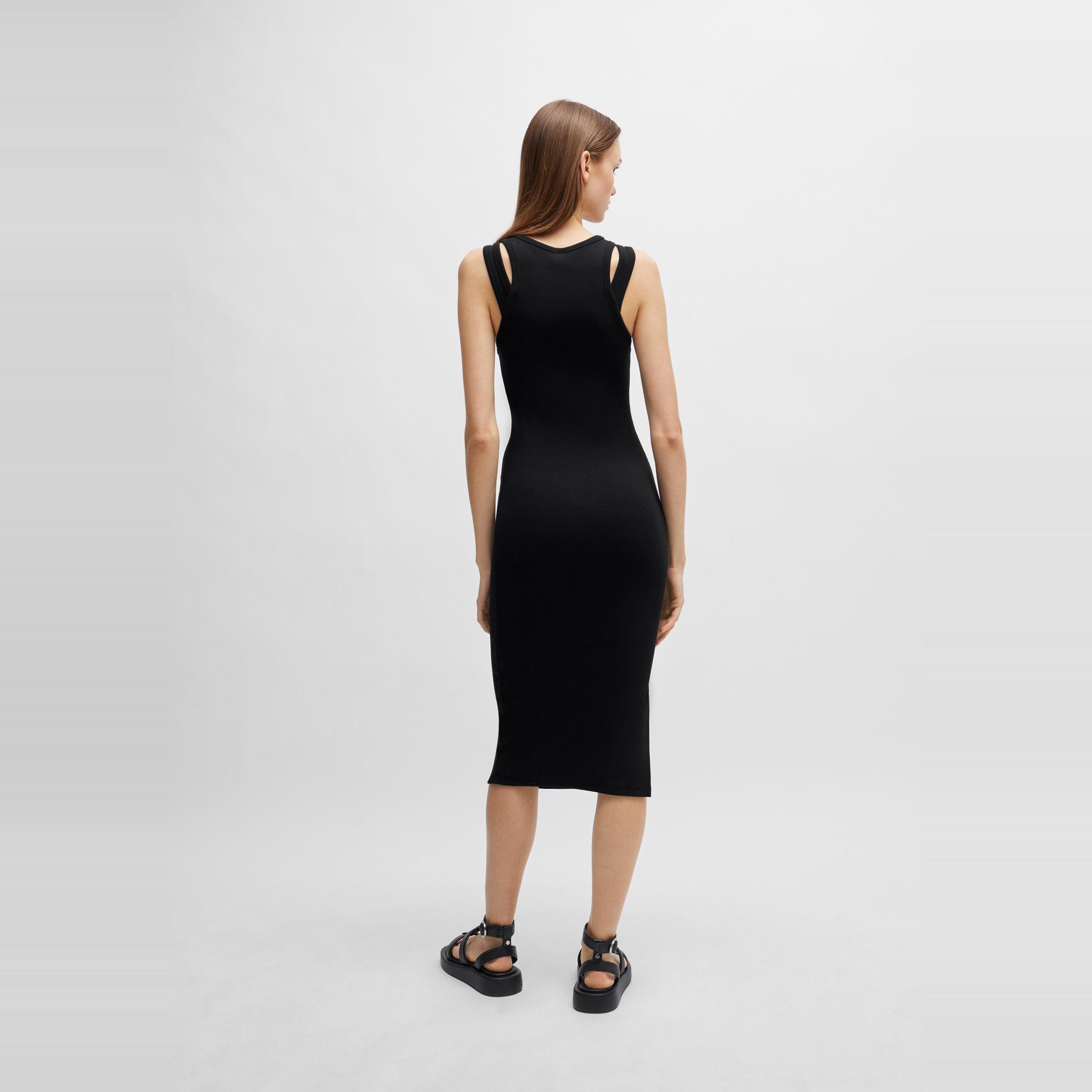 Black 001 - Boss - Women's Eliam Dress, Effortless Elegance - 2