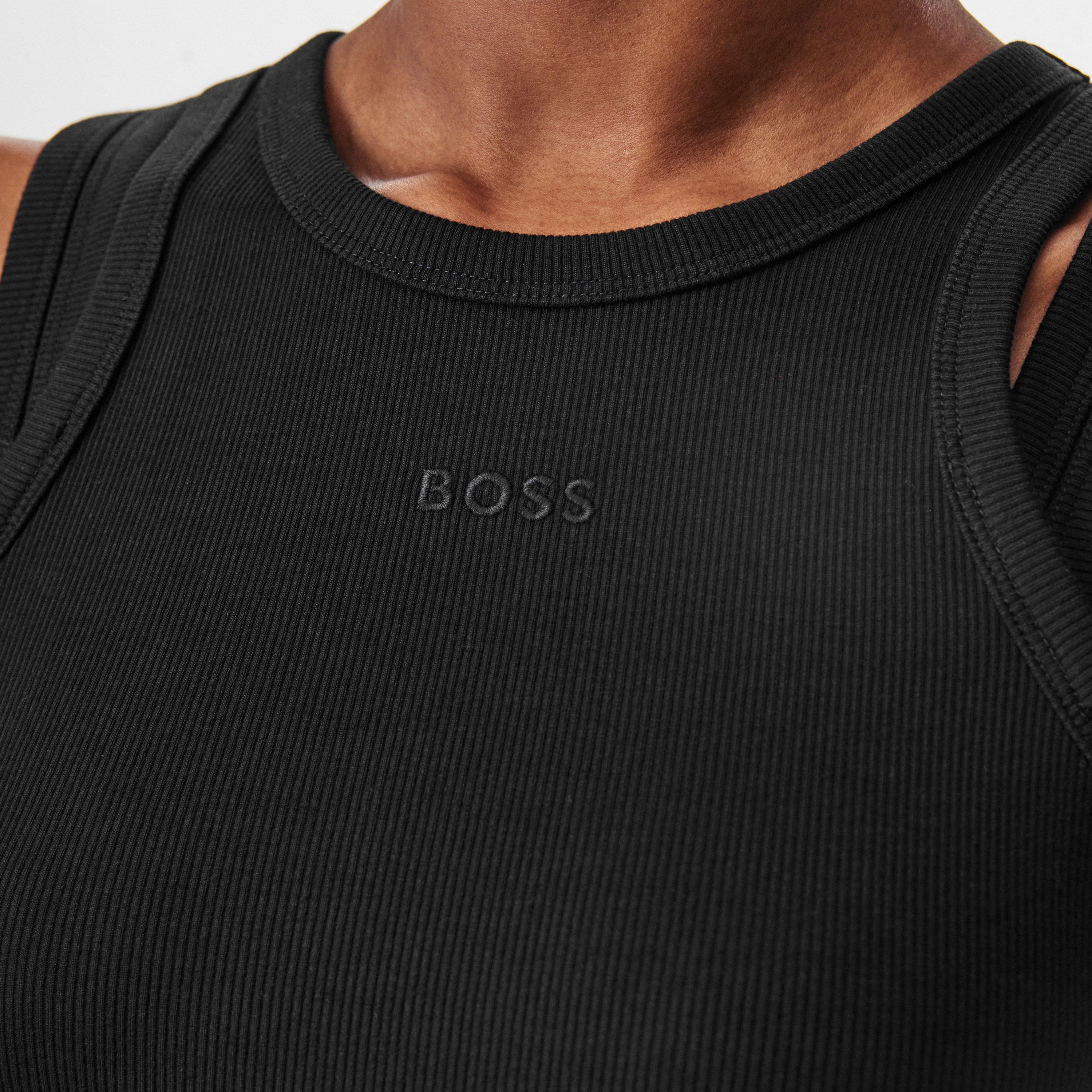 Black 001 - Boss - Women's Eliam Dress, Effortless Elegance - 5