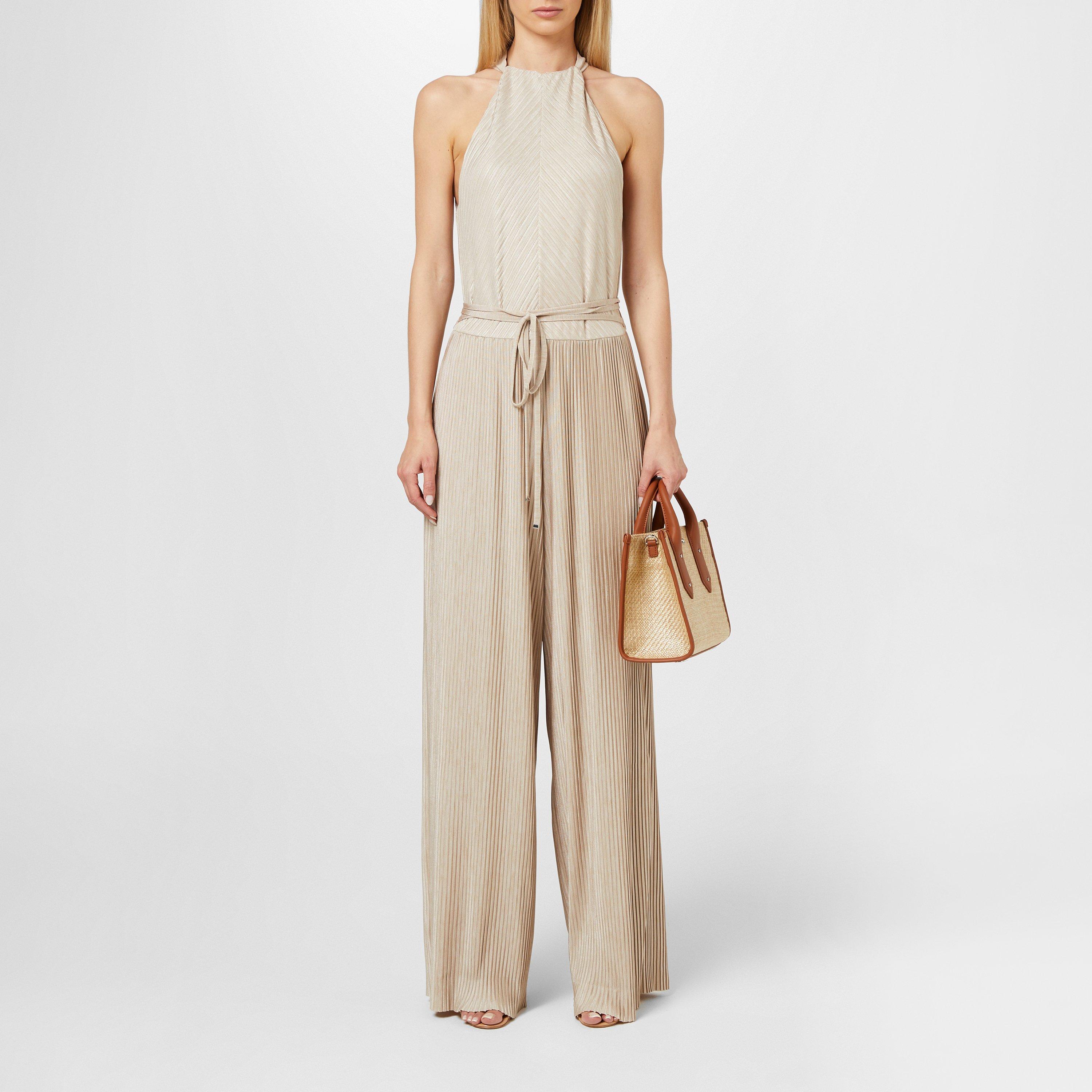 Boss Women's Exuma Jumpsuit - Open Beige 298 - 10