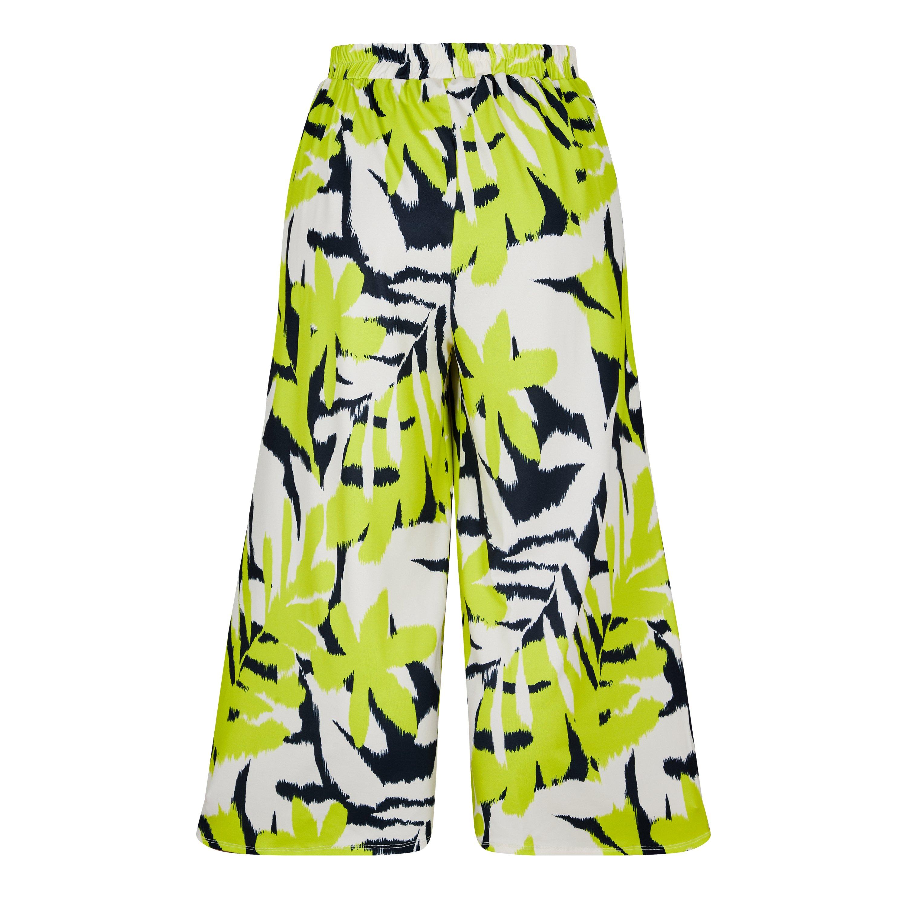Lime Floral - Maison De Nimes - Printed Culottes - 2