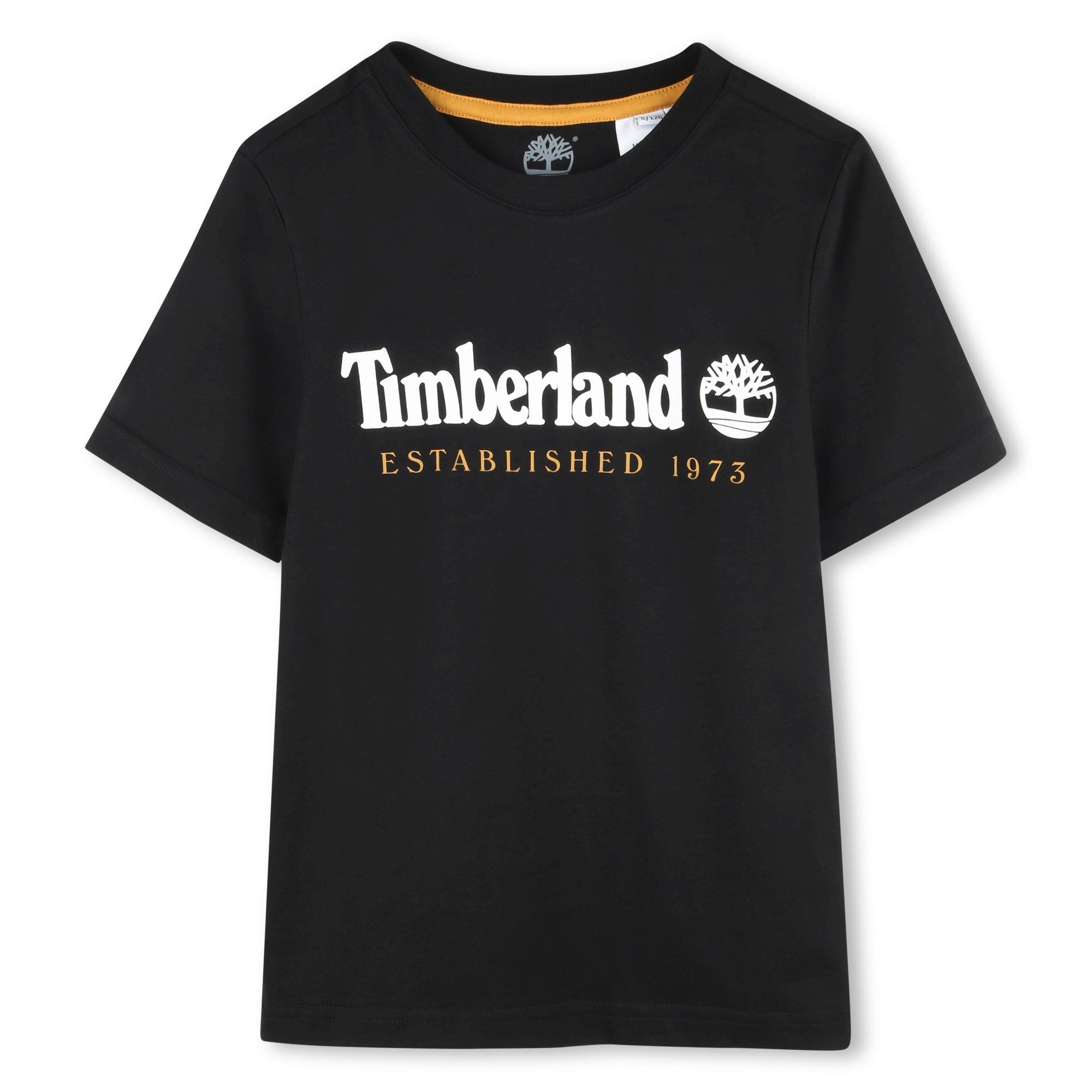 Timberland  Kids Logo T-Shirt Juniors - Black 09B - 14 Years