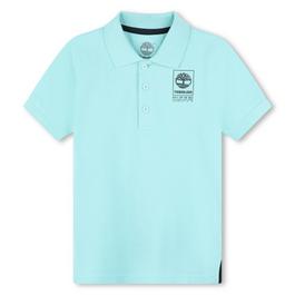 Timberland Logo Polo Shirt Juniors