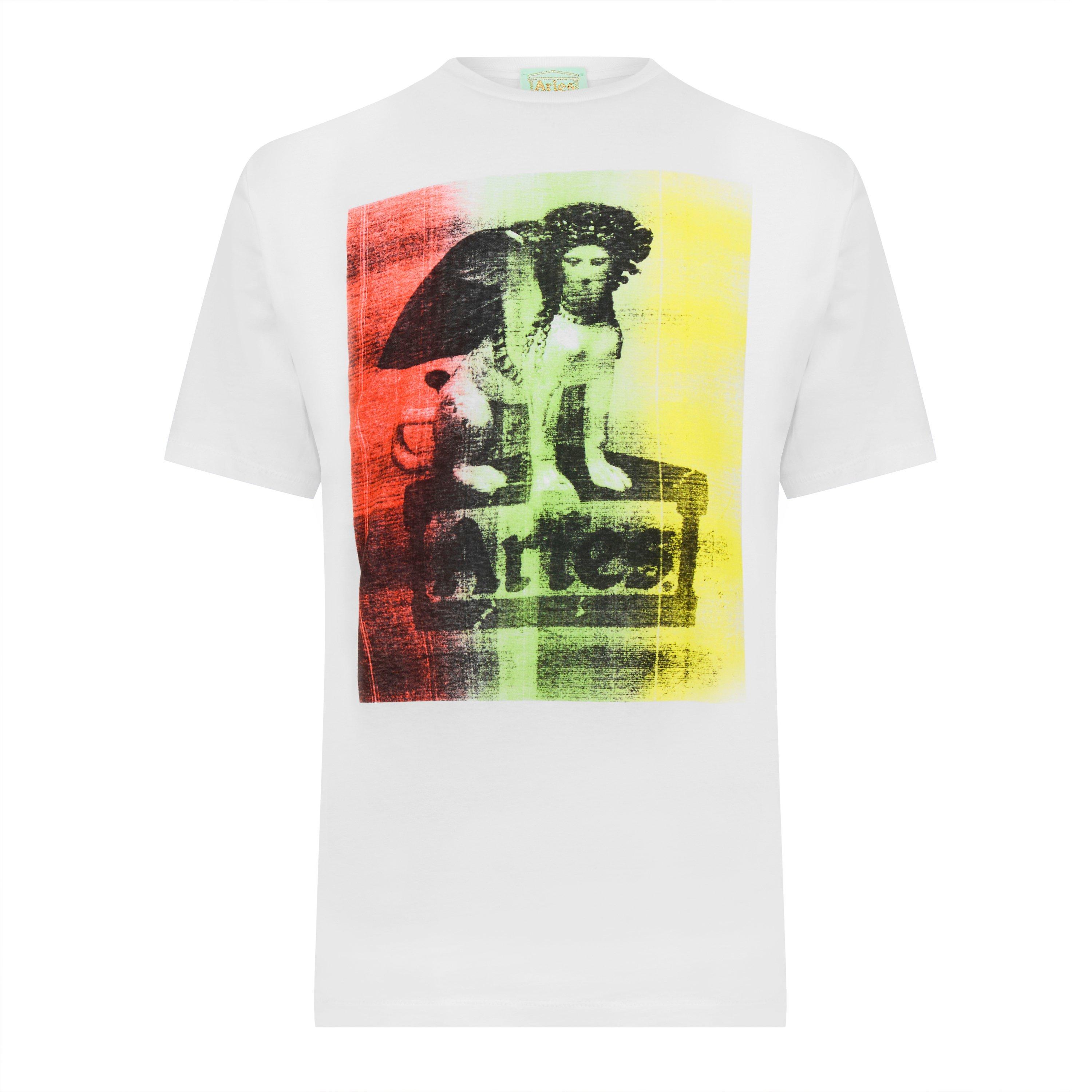 ★ARIES★ U Sphinx SS T-Shirt White SPHYNX SS TEE WHITE ARIU Aries | Sphynx Tee | Regular Fit T-Shirts | Cruise Fashion