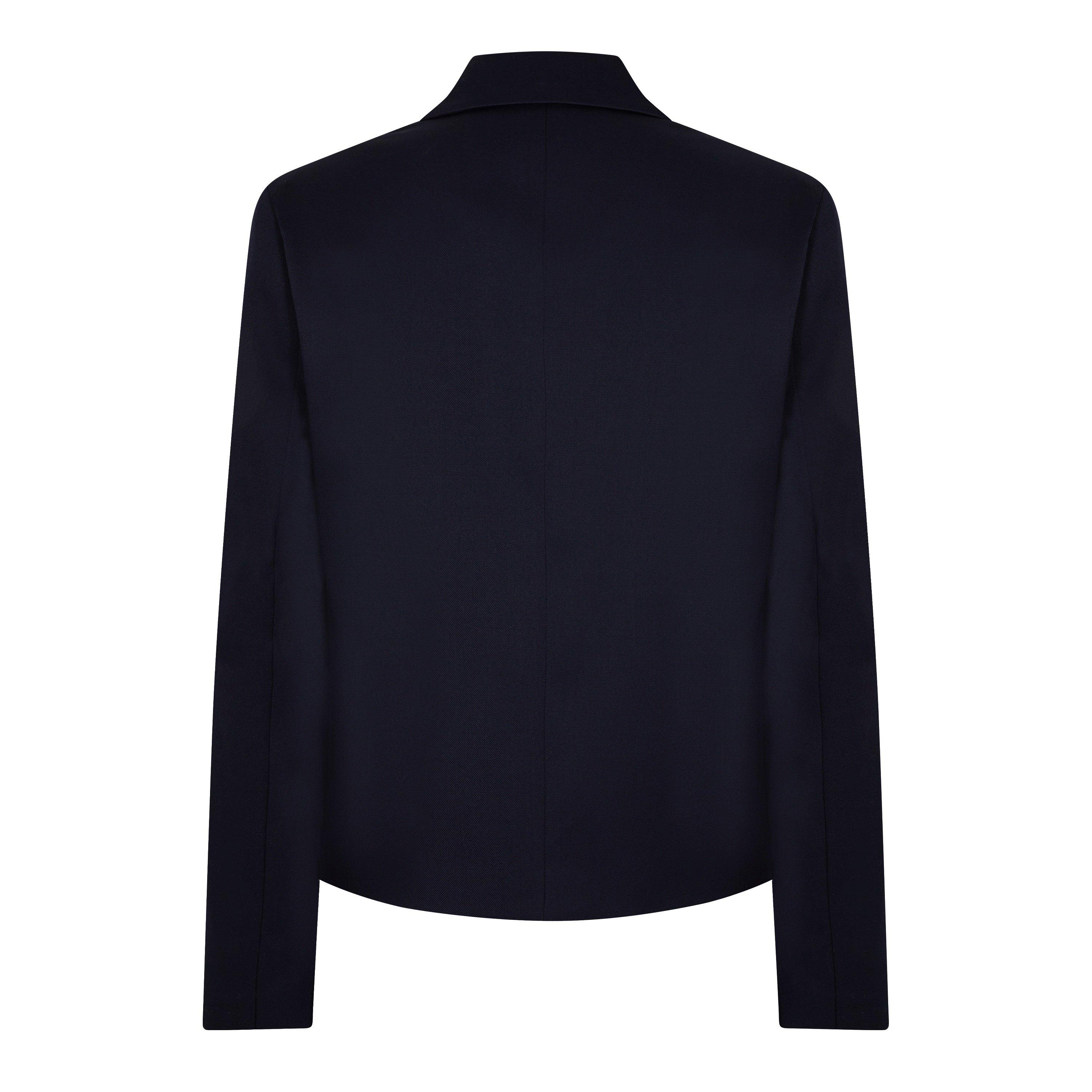 Methylene - Lanvin - Men's Cropped Single Breasted Wool Long Sleeve Coach Jacket - 5