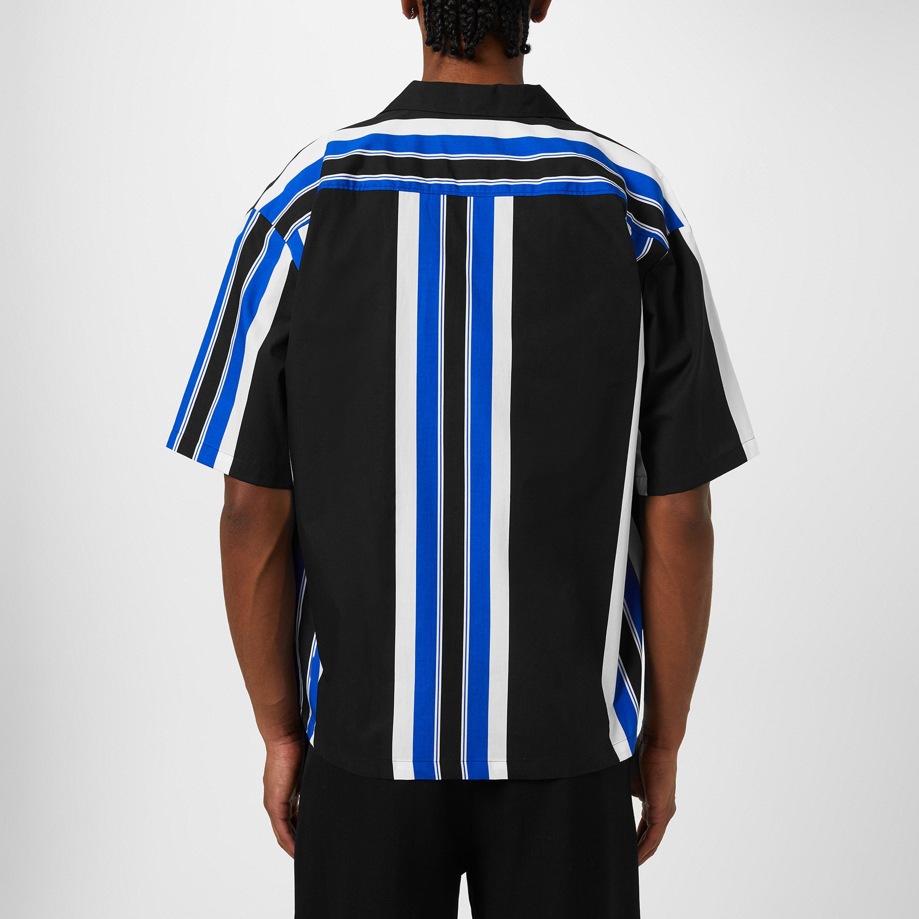 Black 001 - Hugo - Men's Eligino Short-Sleeve Patterned Shirt - 3