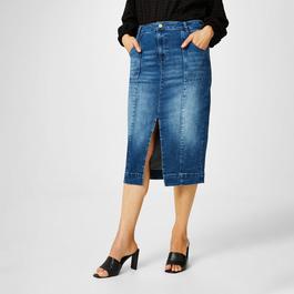 Biba Denim Midi Skirt