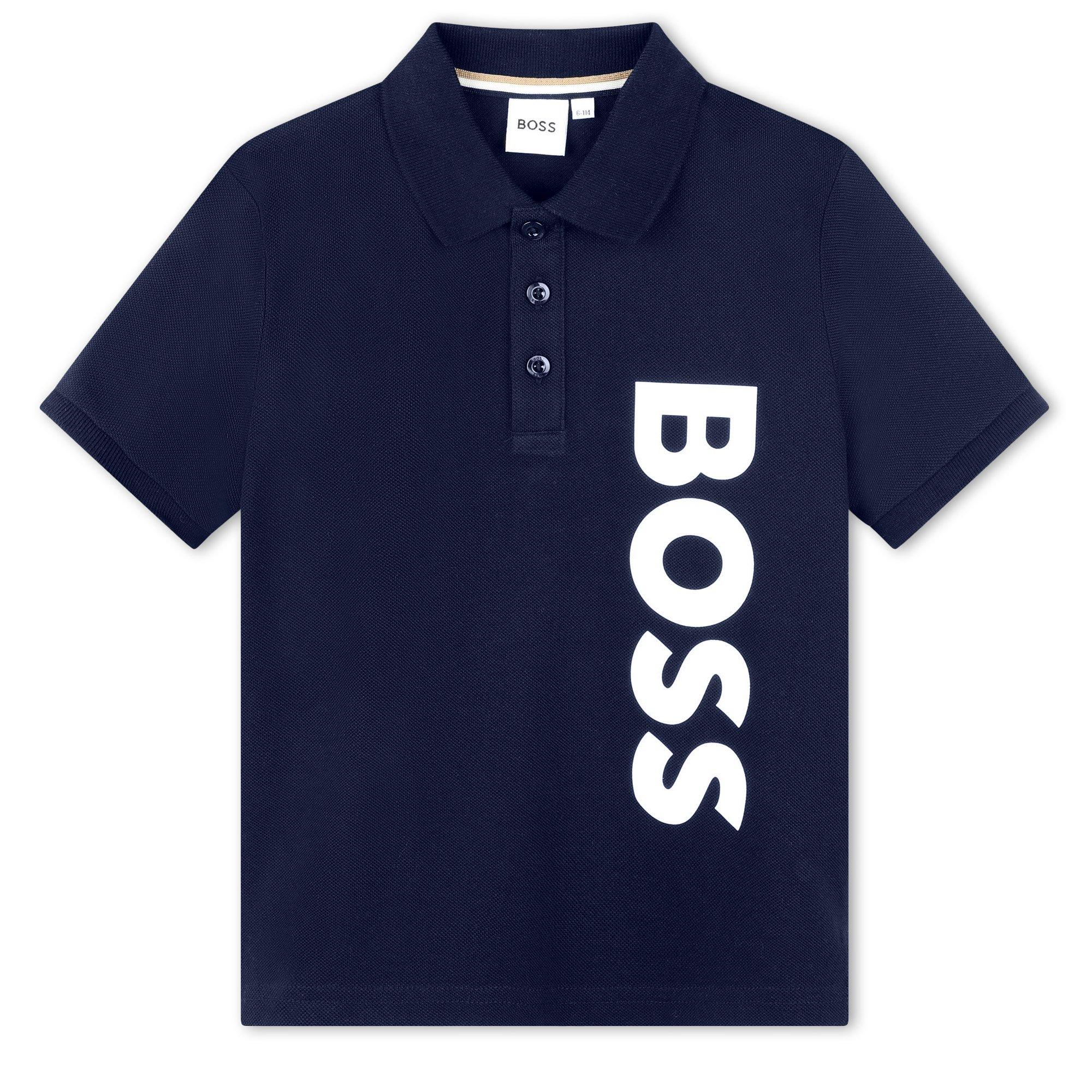 Boss Logo Polo T Shirt Juniors Short Sleeve Polos USC