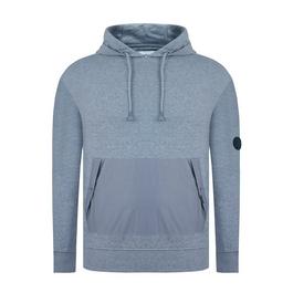 Firetrap Hybrid Hoodie Mens