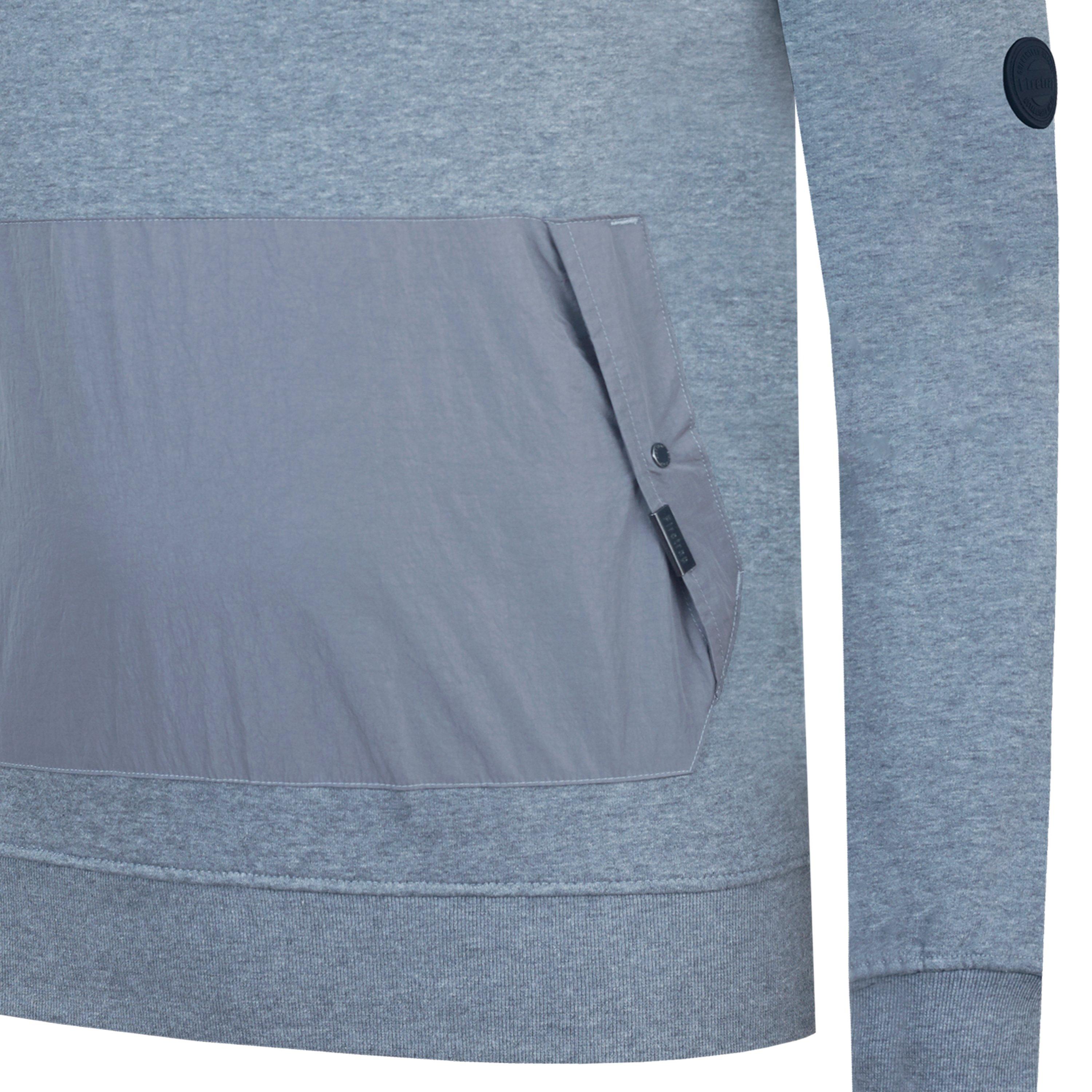 Grey Marl - Firetrap - Hybrid Hoodie - 7