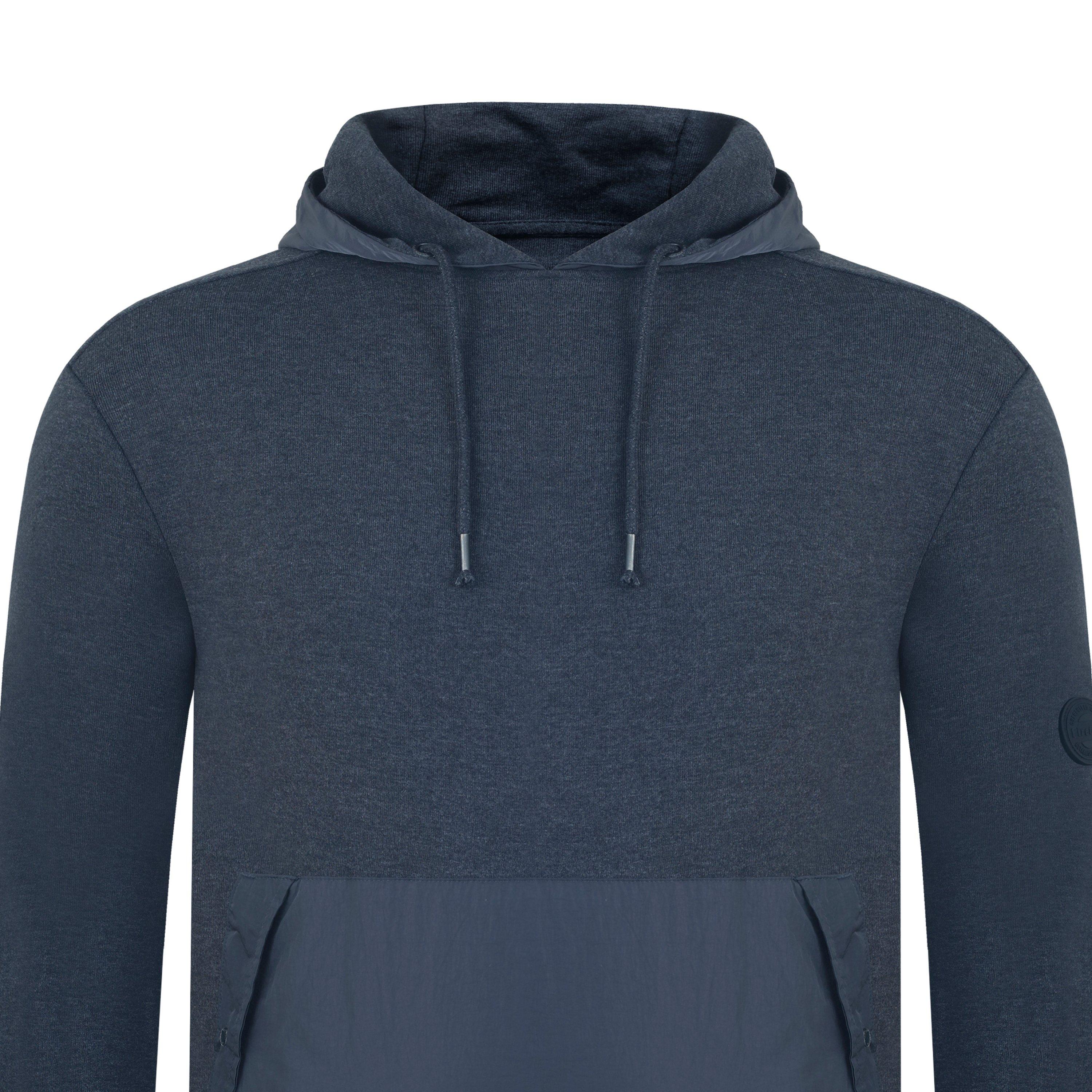 Charcoal Marl - Firetrap - Men's Hybrid Hoodie - 4