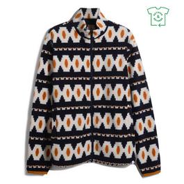 Farah Long Sleeve Intarsia Mock Neck Sweater