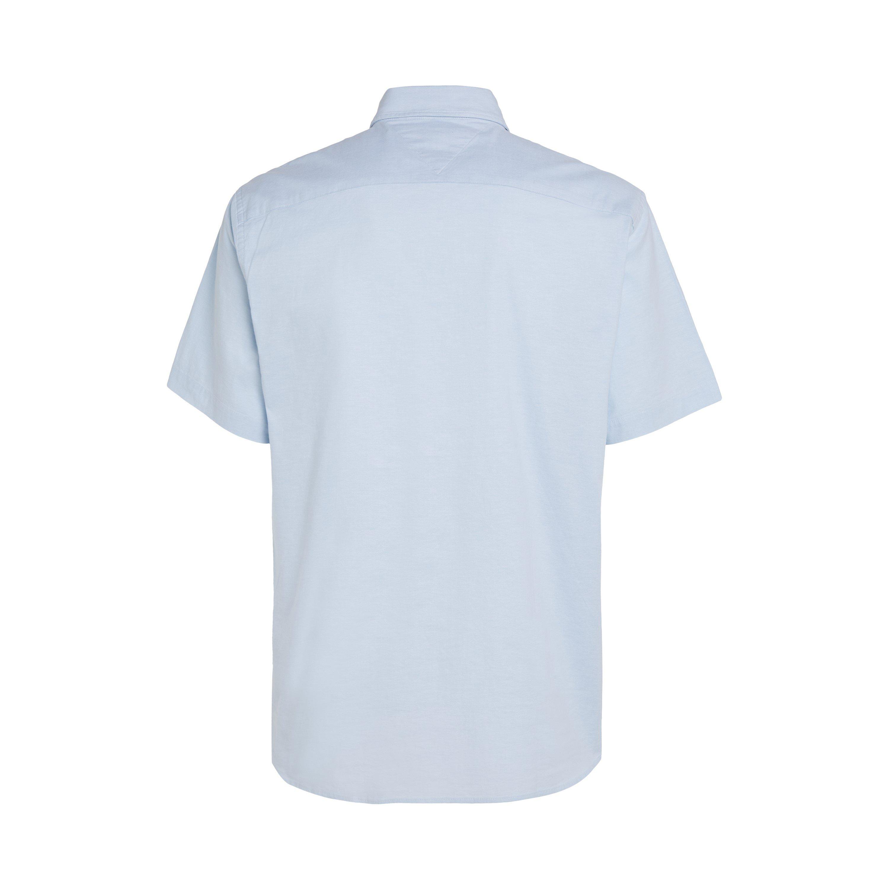 Blue 0GZ - Tommy Hilfiger - Men's FLEX Short-Sleeve Oxford Shirt - 2