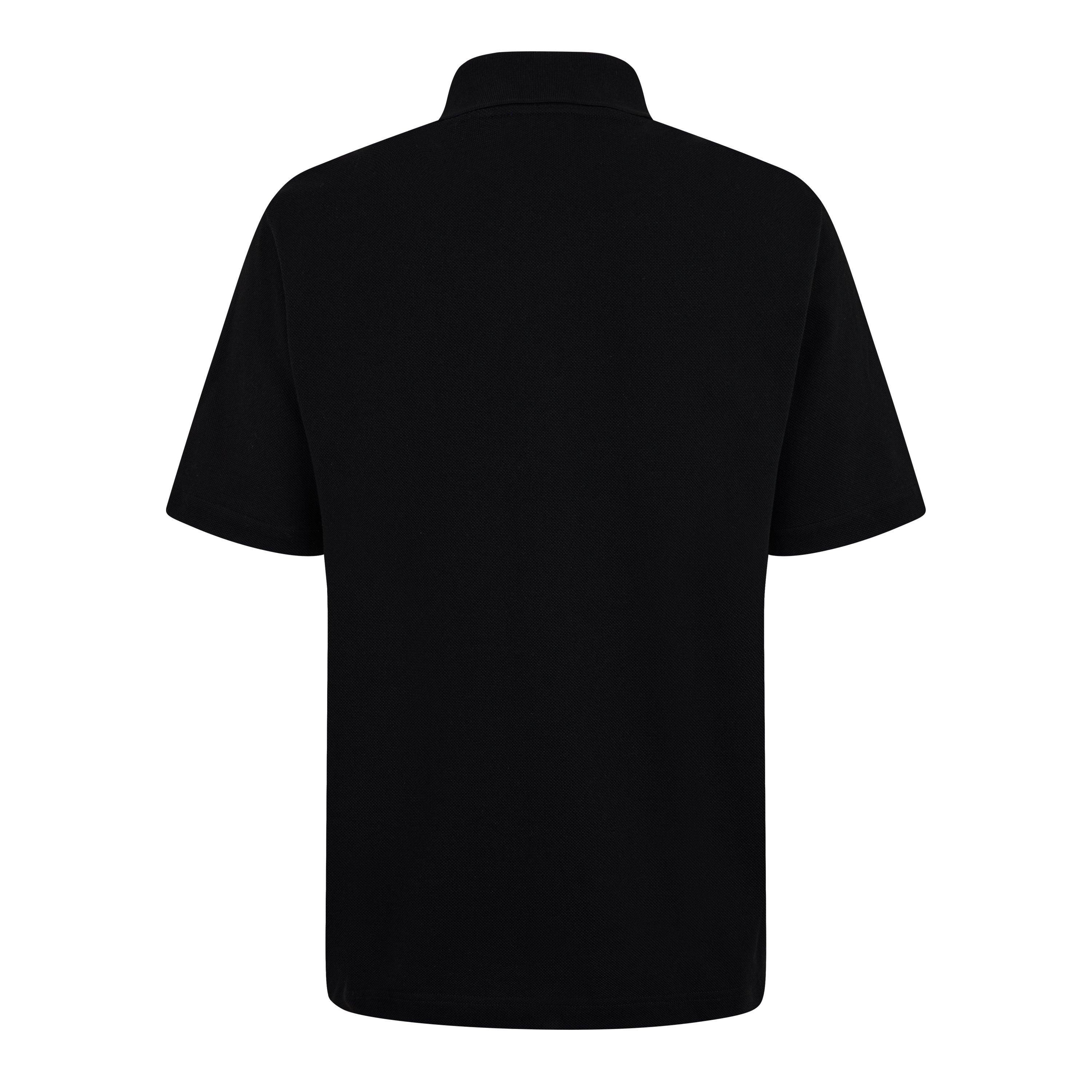 Black - Burberry - Cotton Polo Shirt - 6