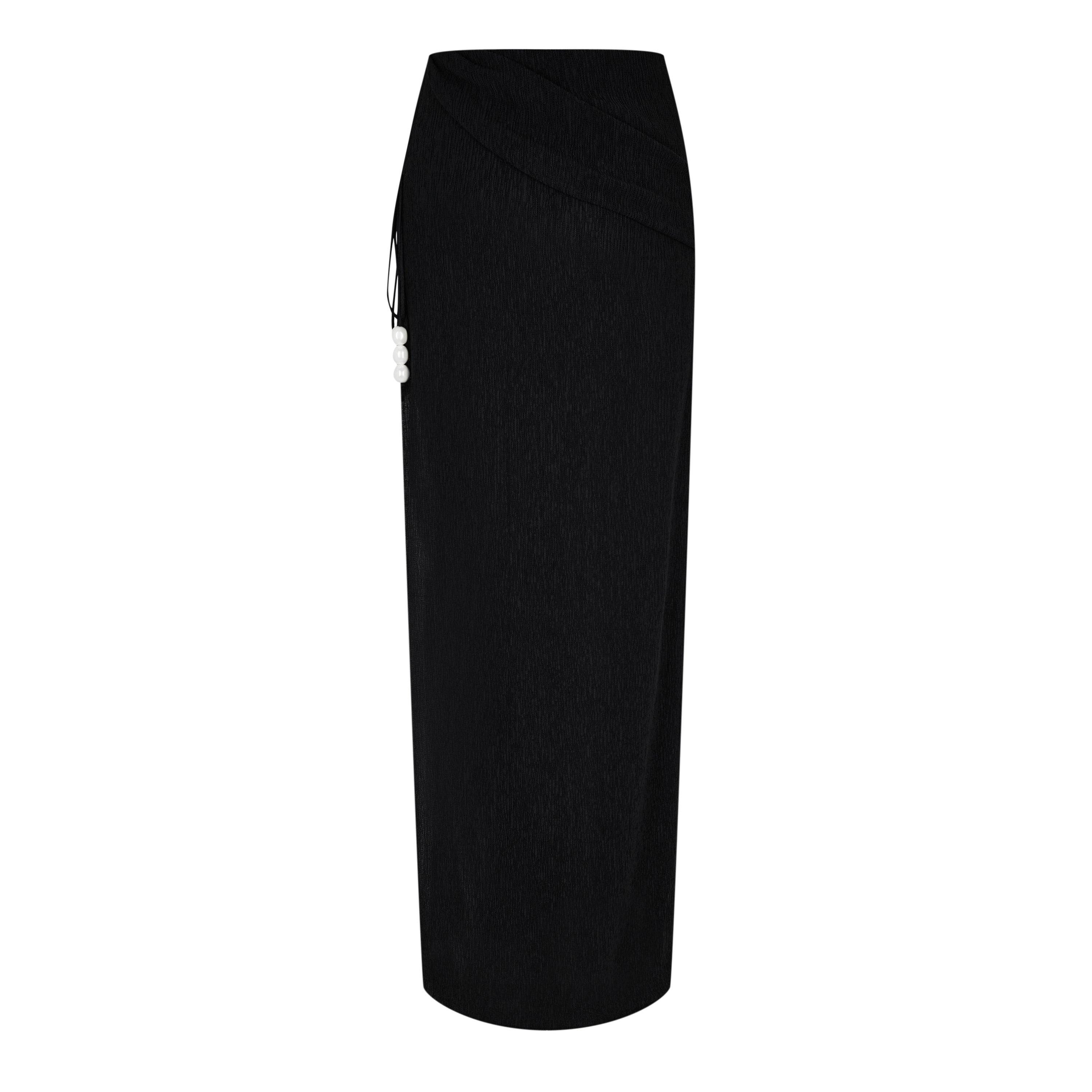 Black - Magda Butrym - Women's Beach Maxi Skirt - 2