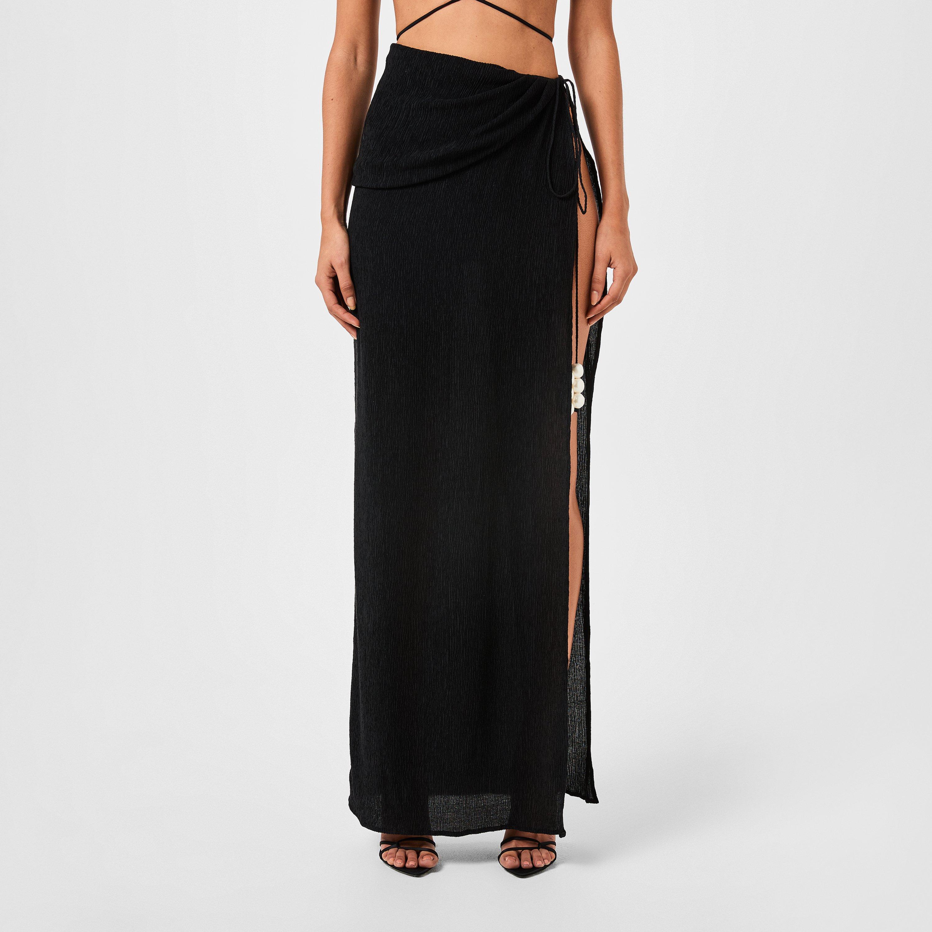 Black - Magda Butrym - Women's Beach Maxi Skirt - 3