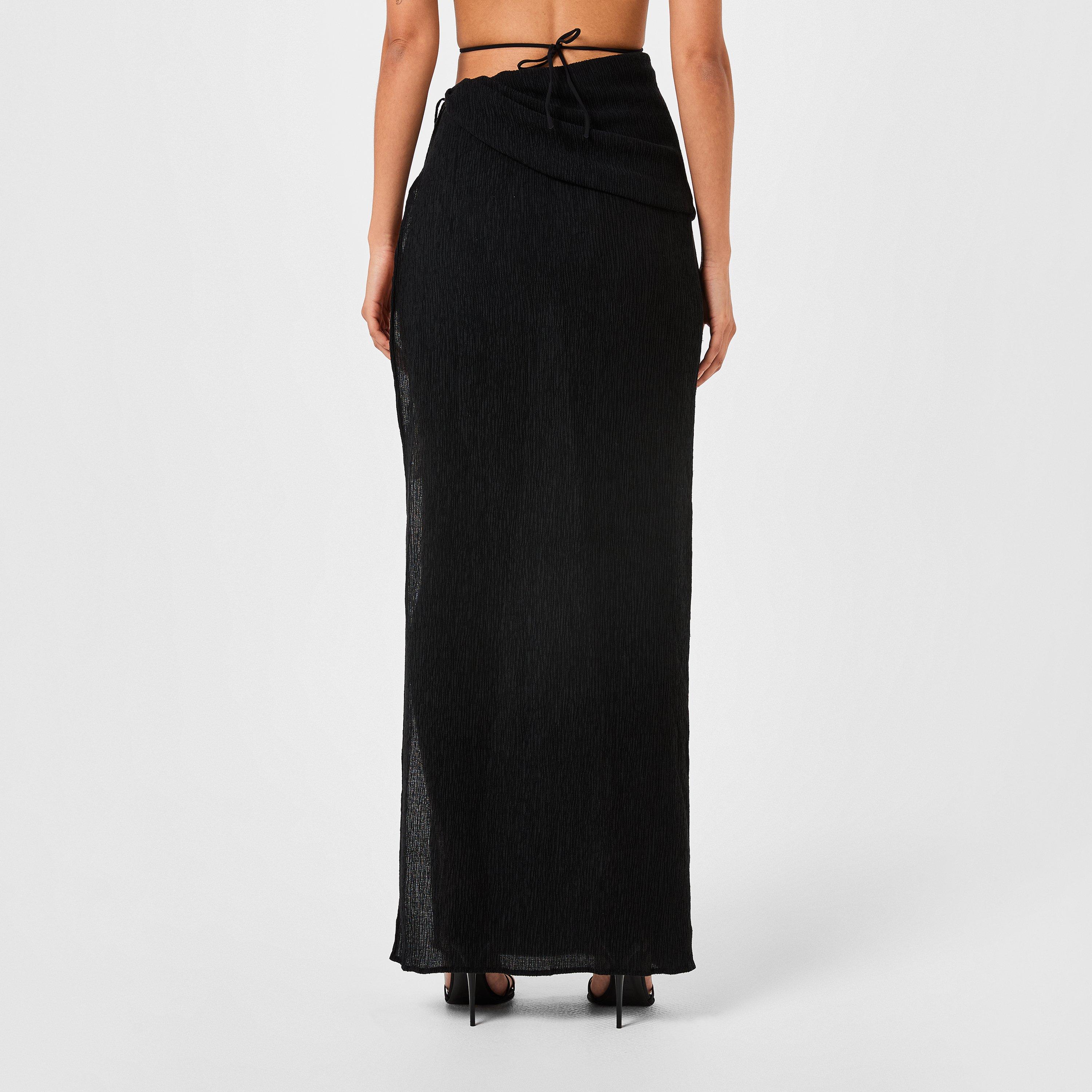 Black - Magda Butrym - Women's Beach Maxi Skirt - 4