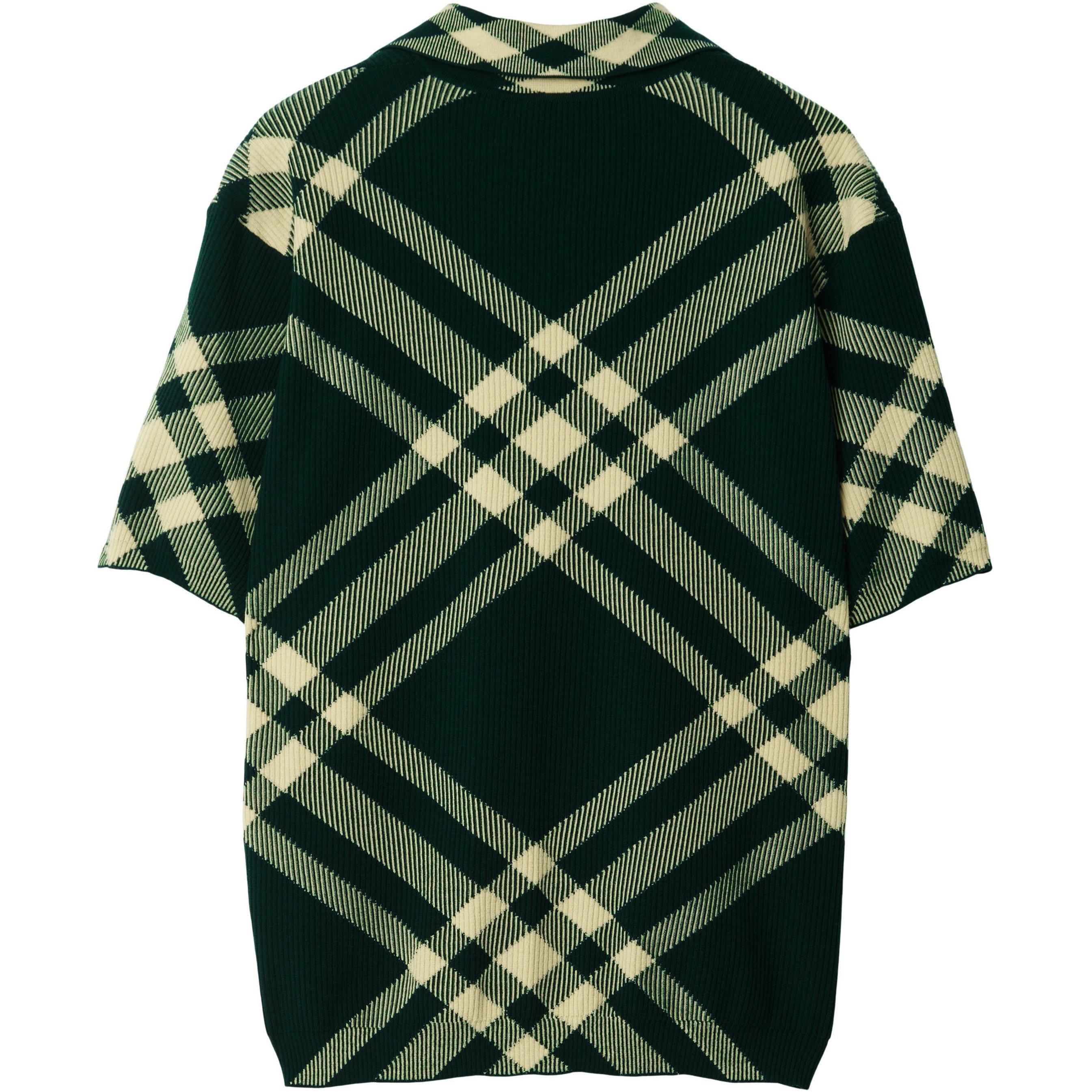 Daffodil - Burberry - Check Wool Blend Polo Shirt - 6