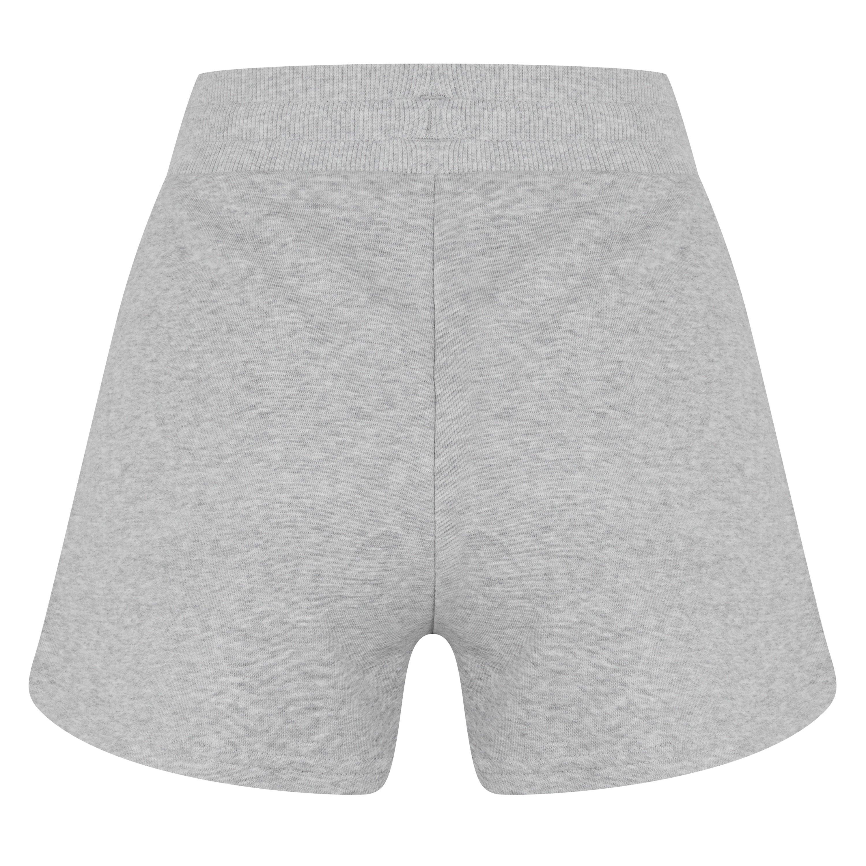 Grau - Puma - Women's Fleece Jogger Shorts - 2