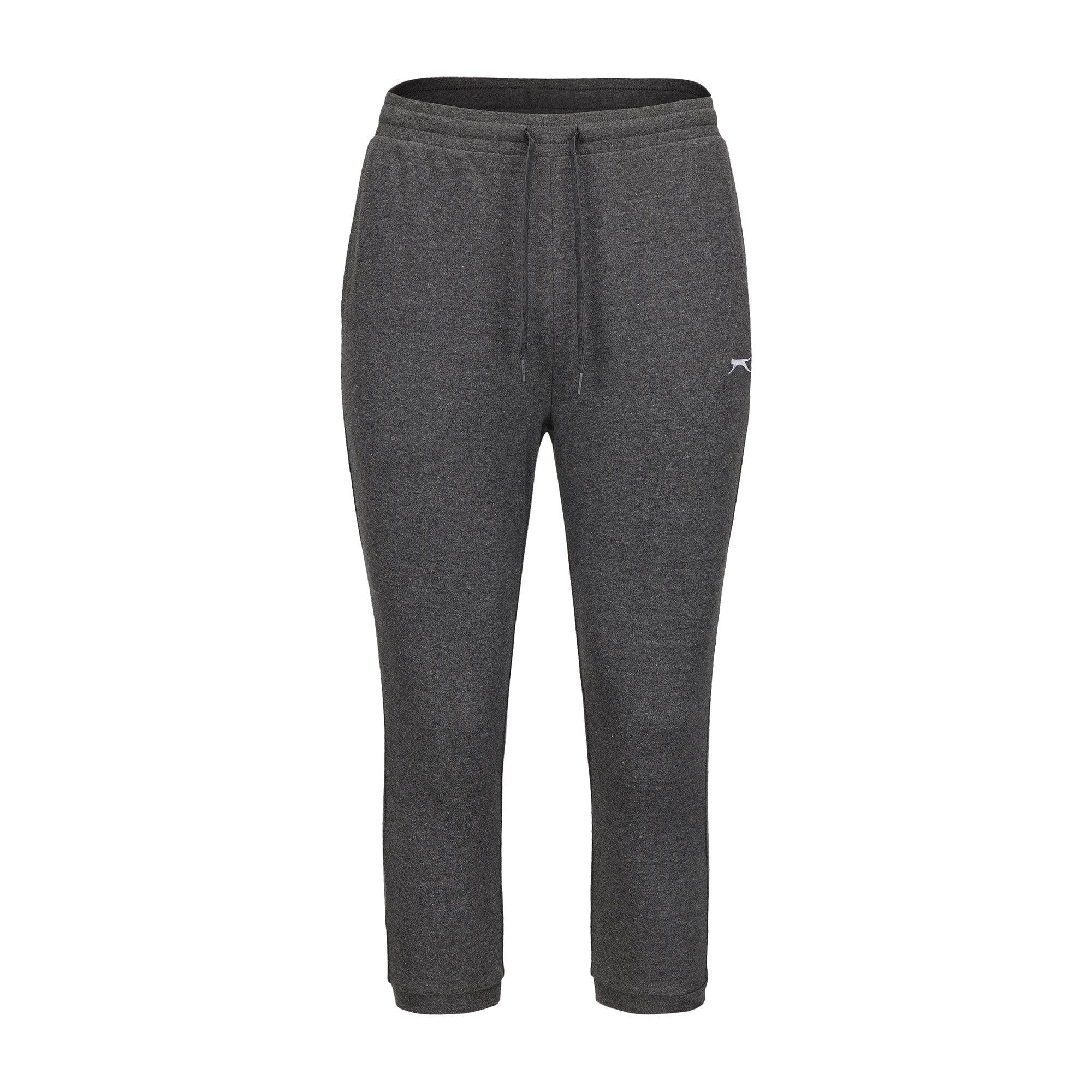 Slazenger Women's Leisure Three Quarter Interlock Jogging Bottoms - Charcoal - 18 (46)