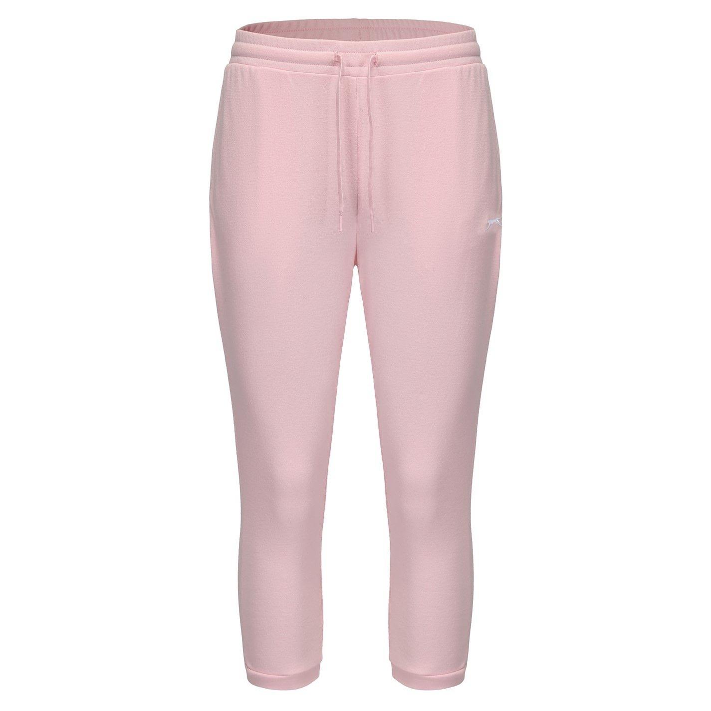 Slazenger Women's Light Pink Leisure Three Quarter Interlock Jogging Bottoms - 8 (36) - Image 3