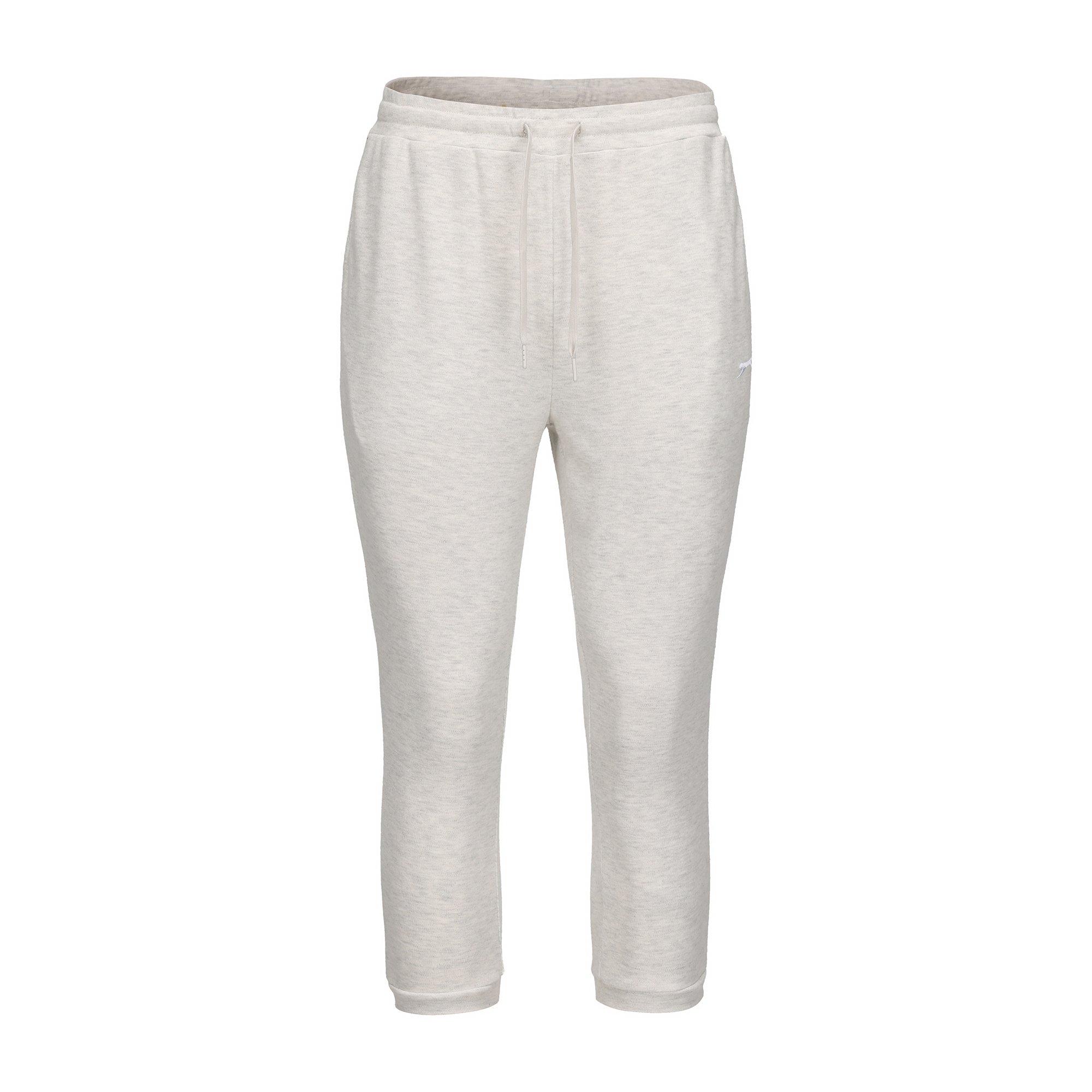 Slazenger Women's Grey Marl Leisure Three Quarter Interlock Jogging Bottoms - 16 (44) - Image 3