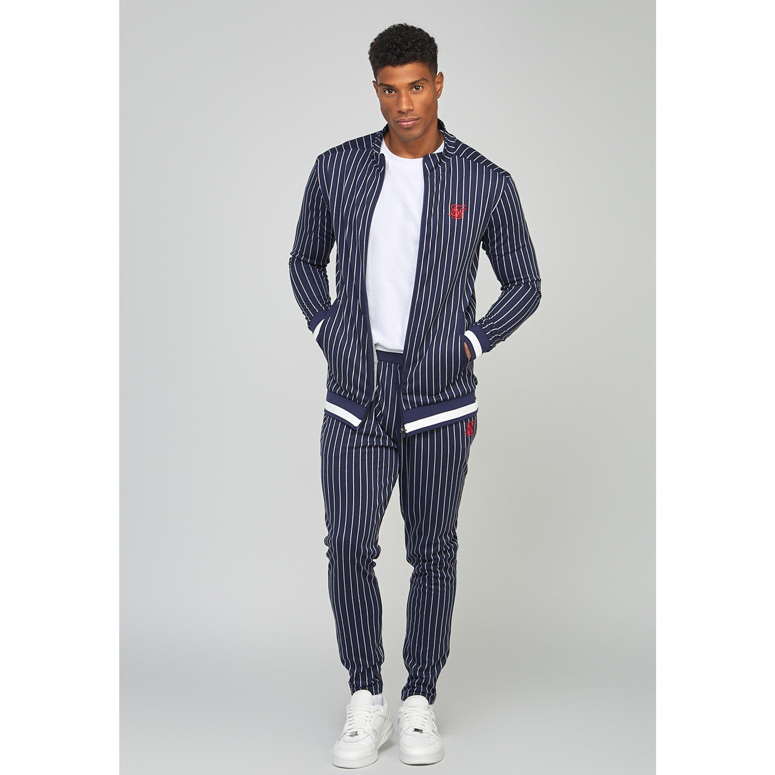 Blu navy - SikSilk - Pins Tracksuit Top - 3