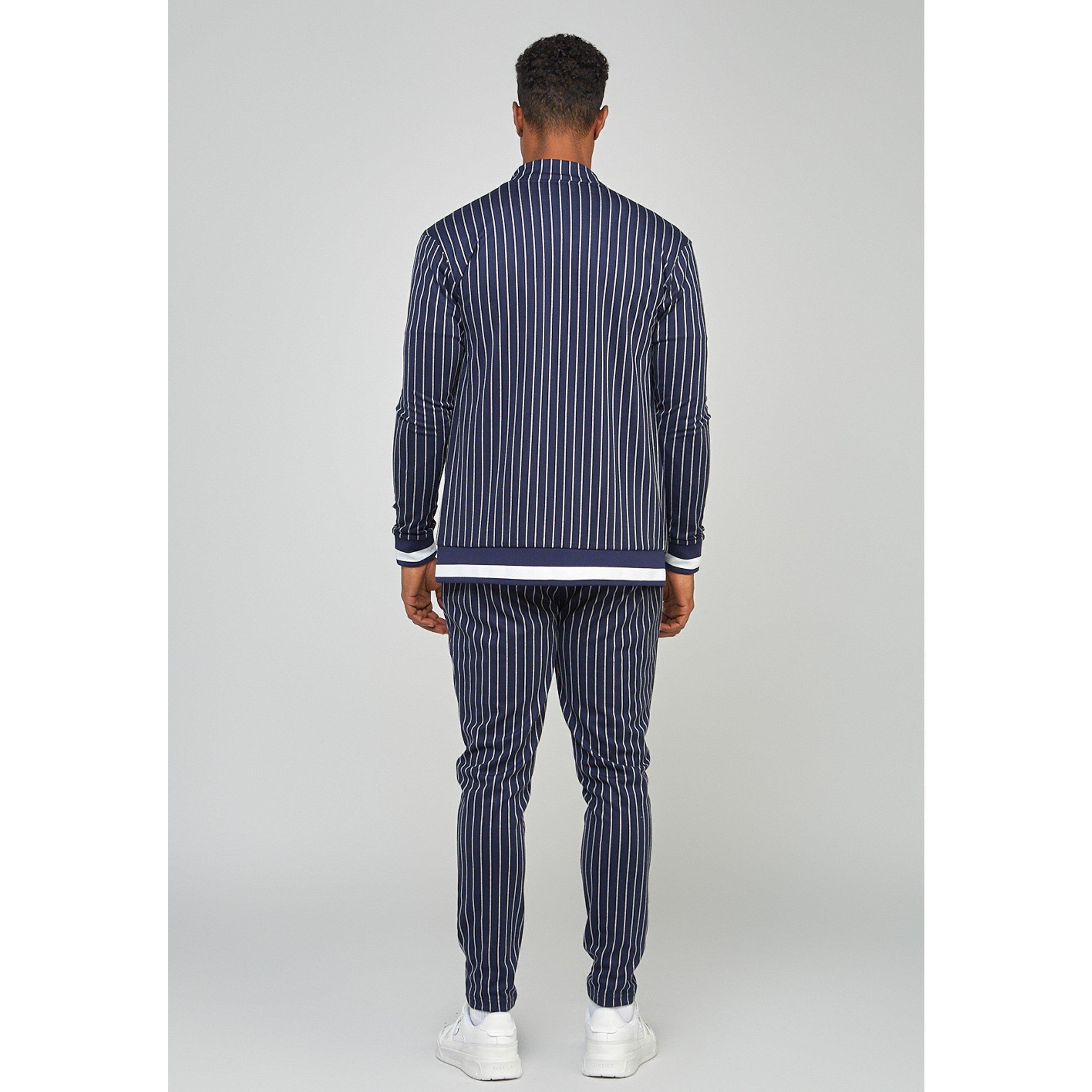 Blu navy - SikSilk - Pins Tracksuit Top - 5