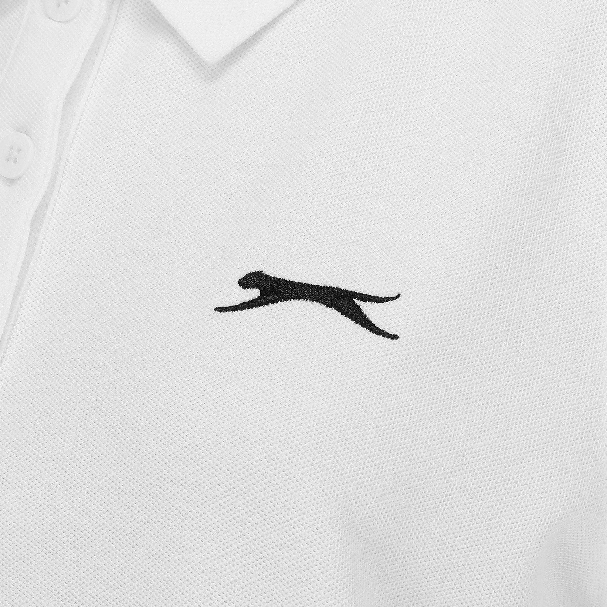 White - Slazenger - Pique Polo Womens - 4