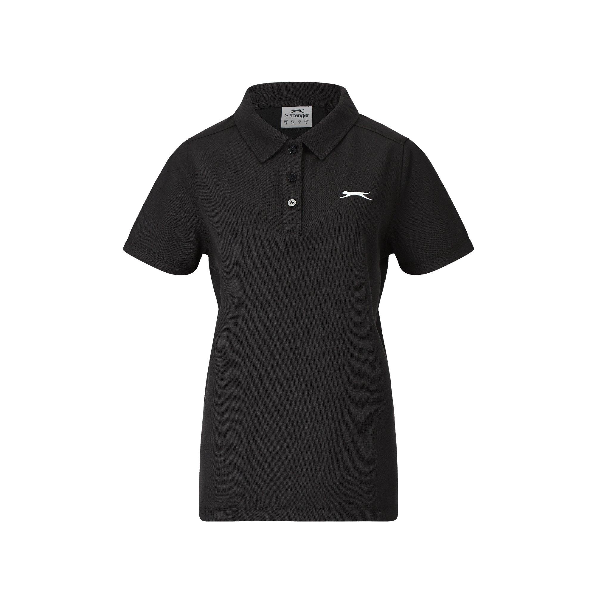 Slazenger Women's Pique Polo - Black - 14 (42)