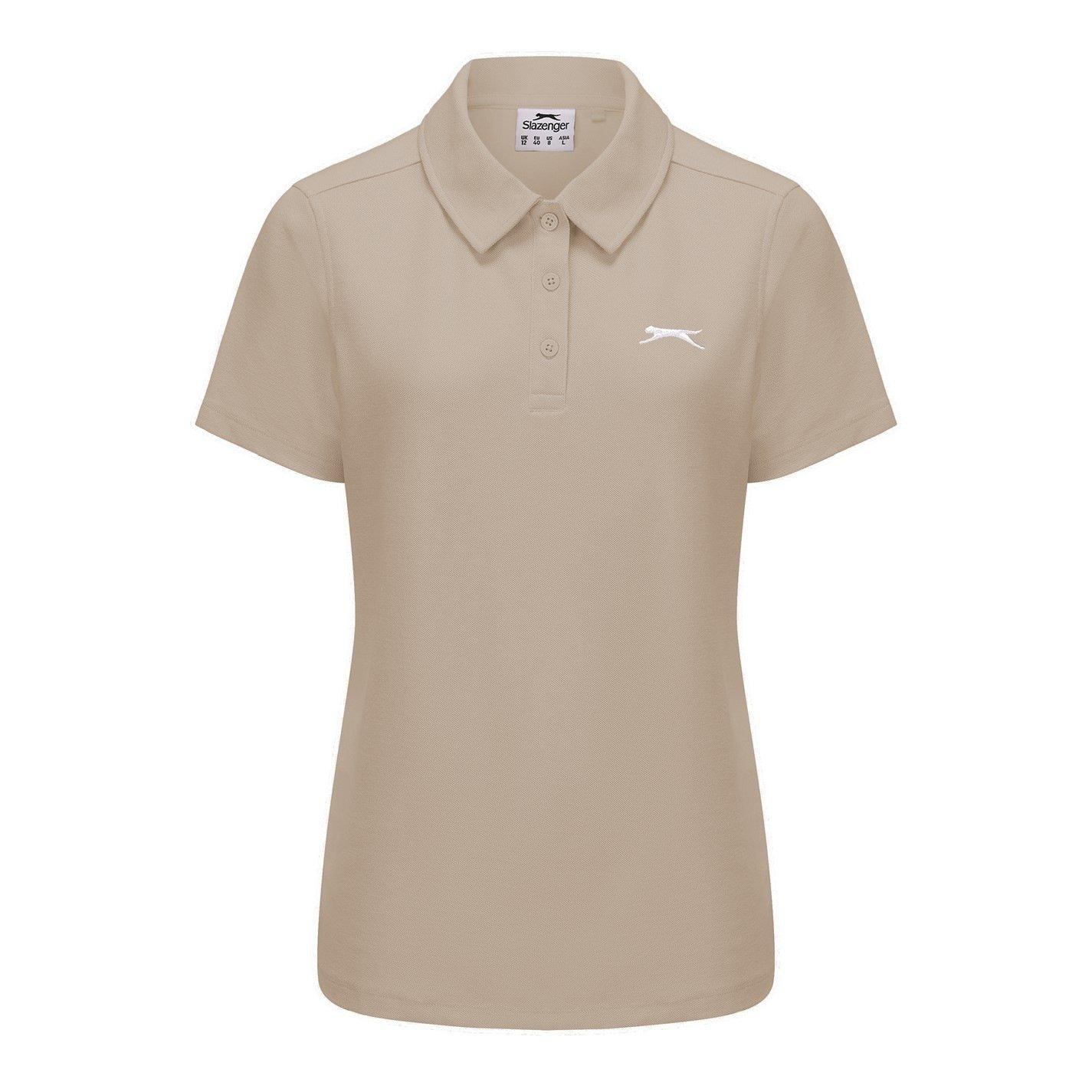 Slazenger Women's Pique Polo - Beige - 8 (36)