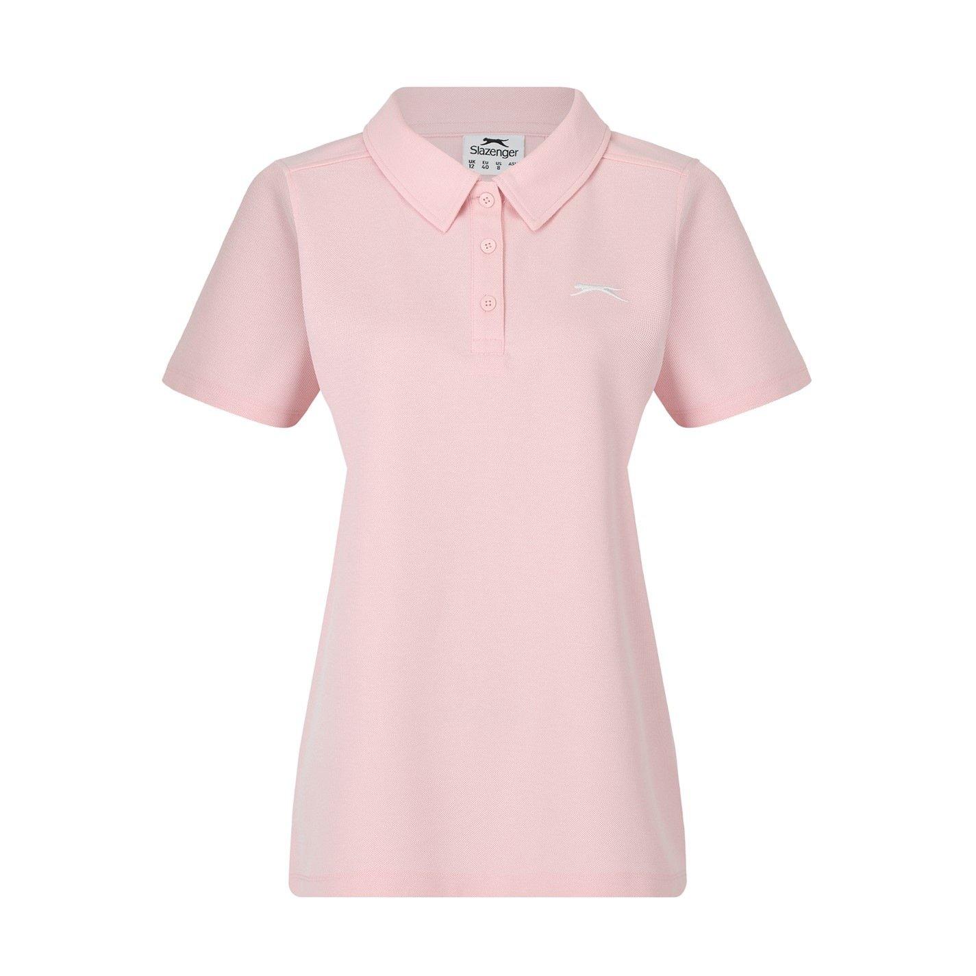 Slazenger Women's Pique Polo - Baby Pink - 10 (38)