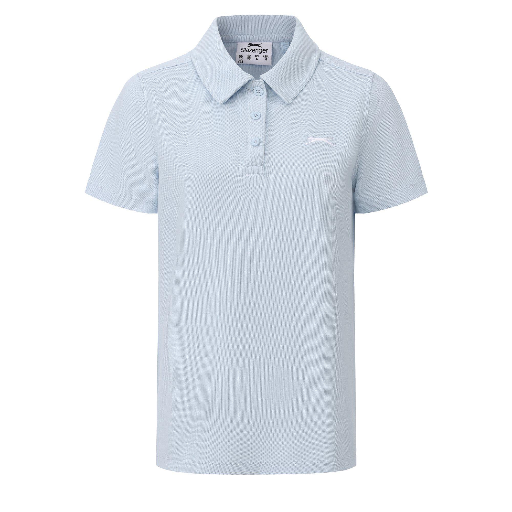 Slazenger Women's Pique Polo - Baby Blue - 14 (42)