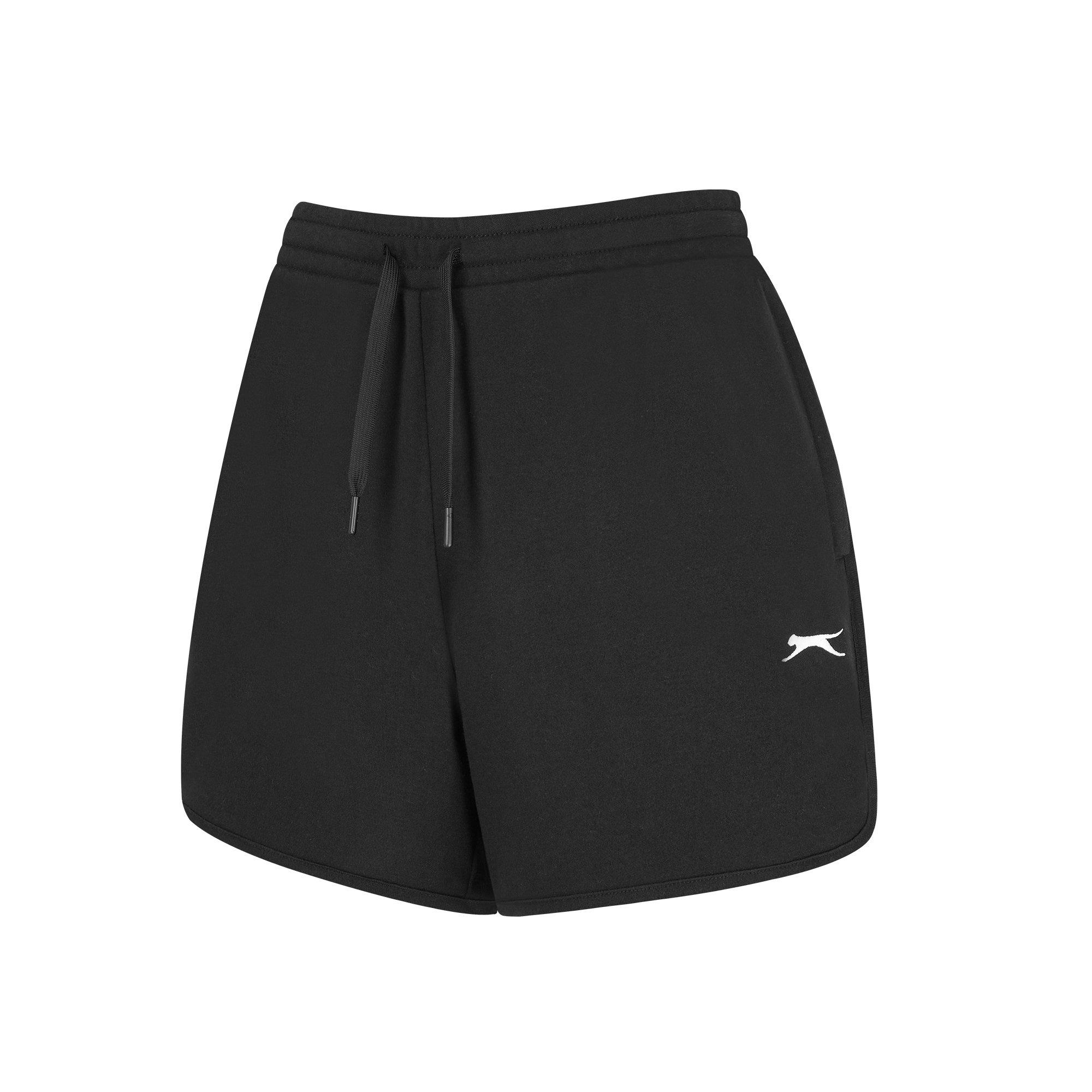 Sort - Slazenger - Fleece Interlock Shorts Womens - 3
